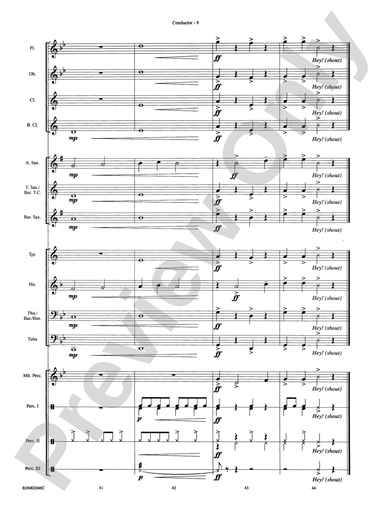 Oh Hanukkah: Concert Band Conductor Score & Parts
