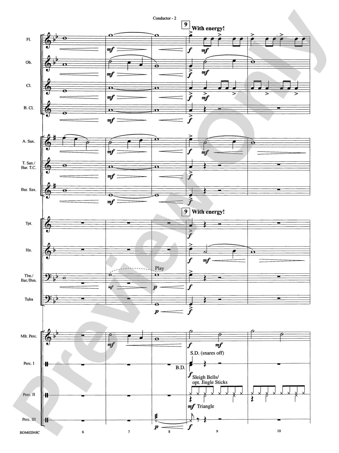 Oh Hanukkah: Concert Band Conductor Score & Parts