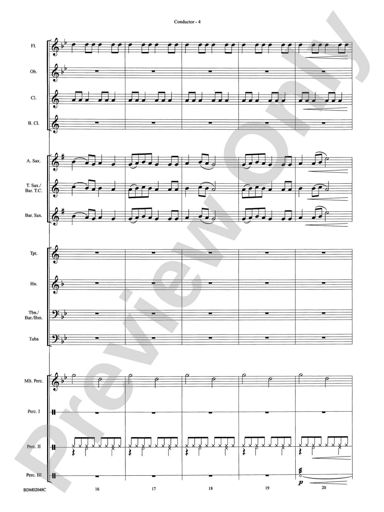 Oh Hanukkah: Concert Band Conductor Score & Parts