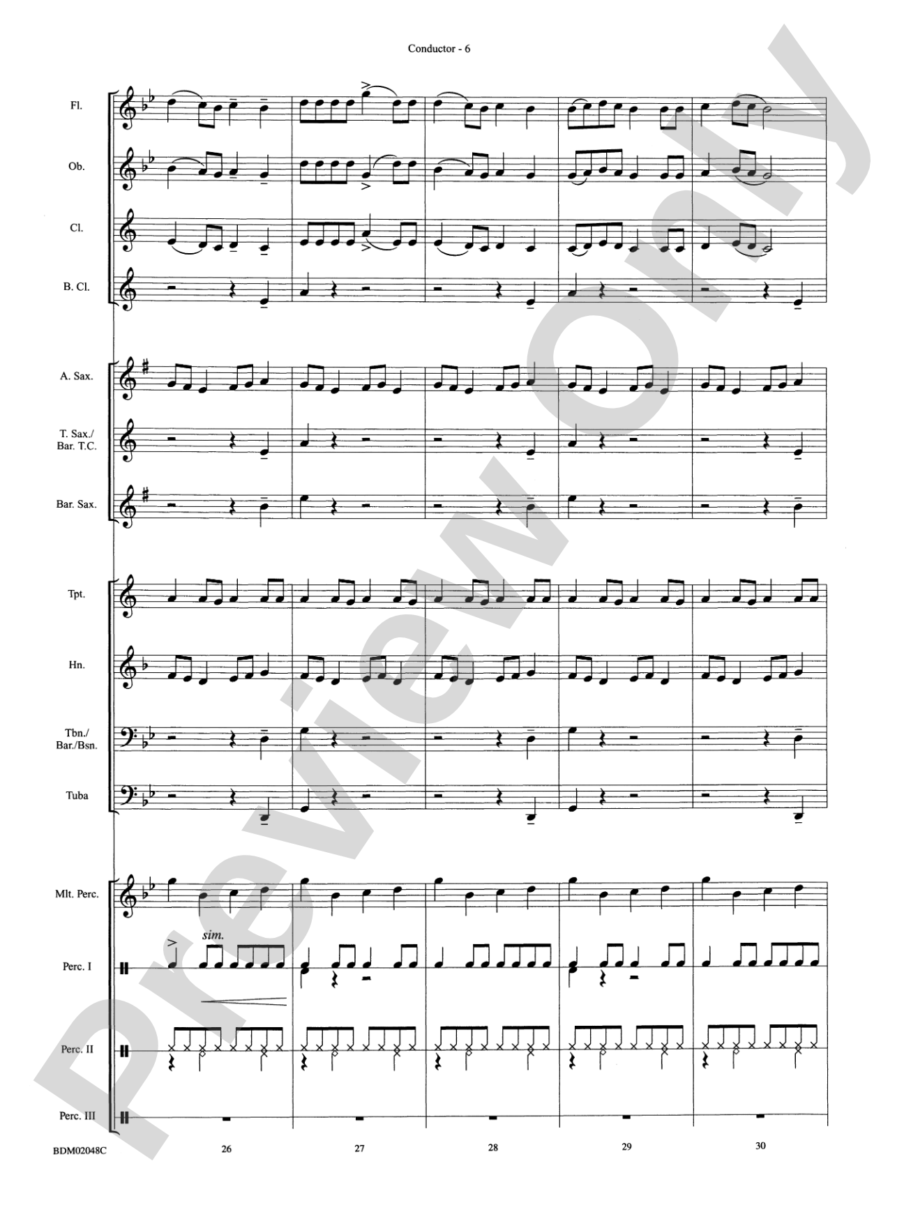 Oh Hanukkah: Concert Band Conductor Score & Parts