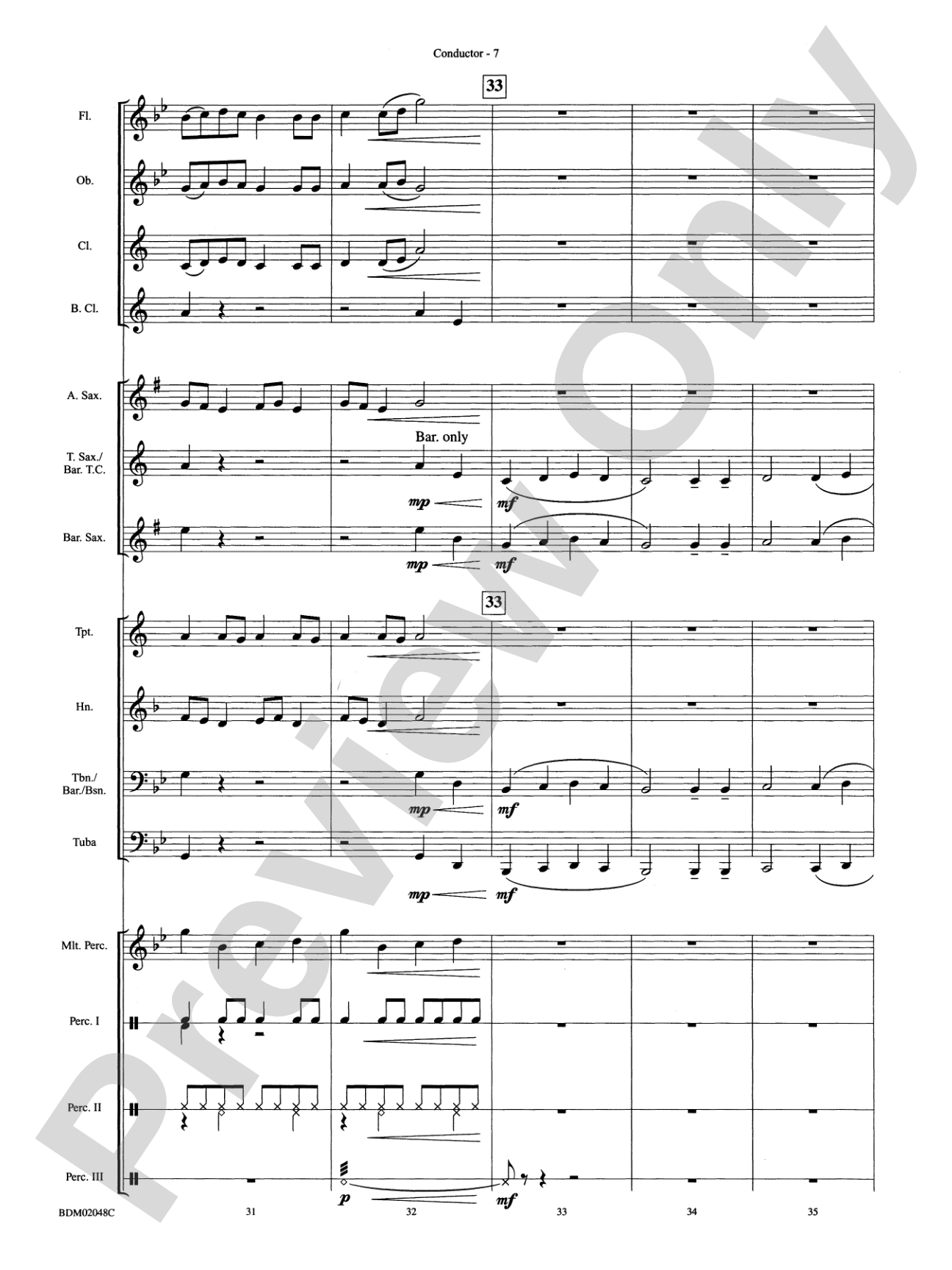 Oh Hanukkah: Concert Band Conductor Score & Parts