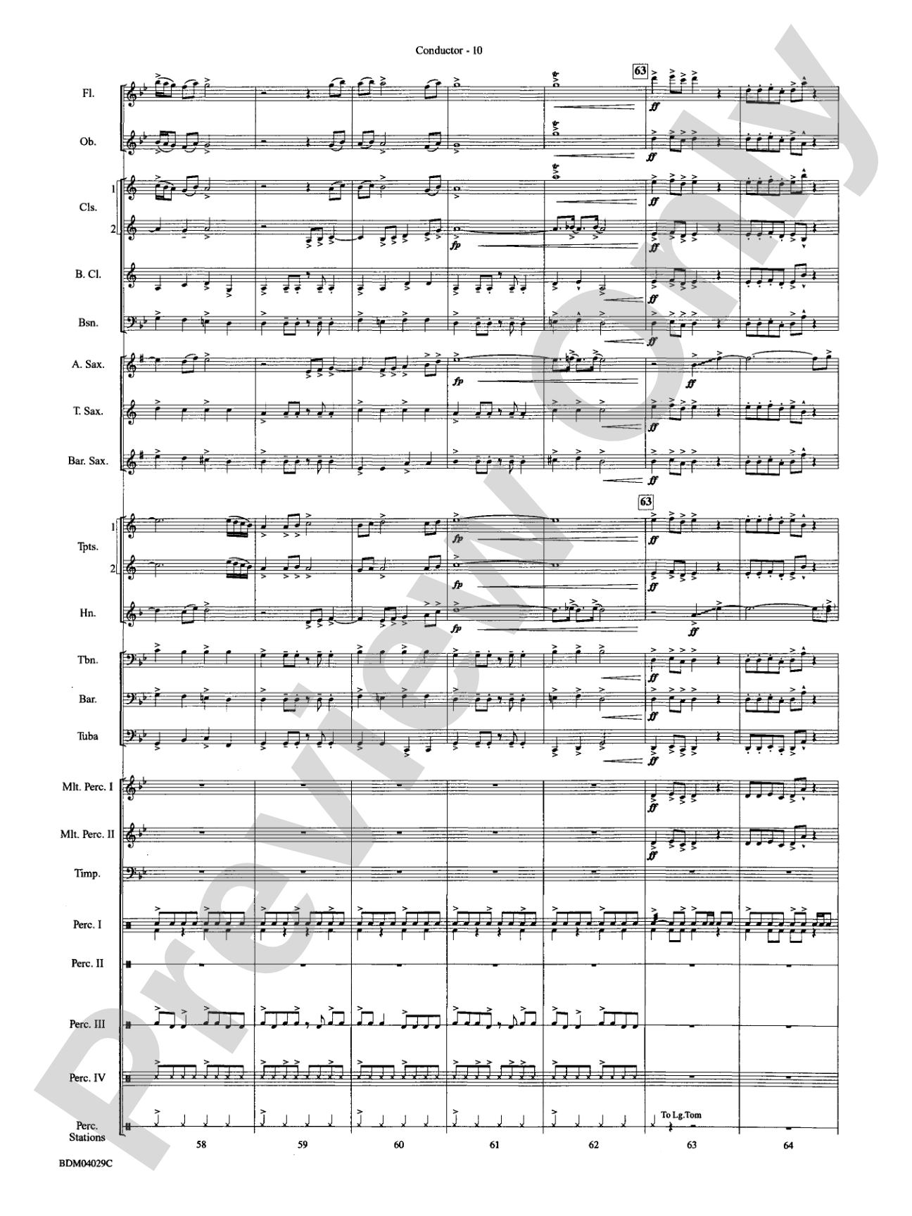 The Sleeping Place of the Stars: Concert Band Conductor Score & Parts