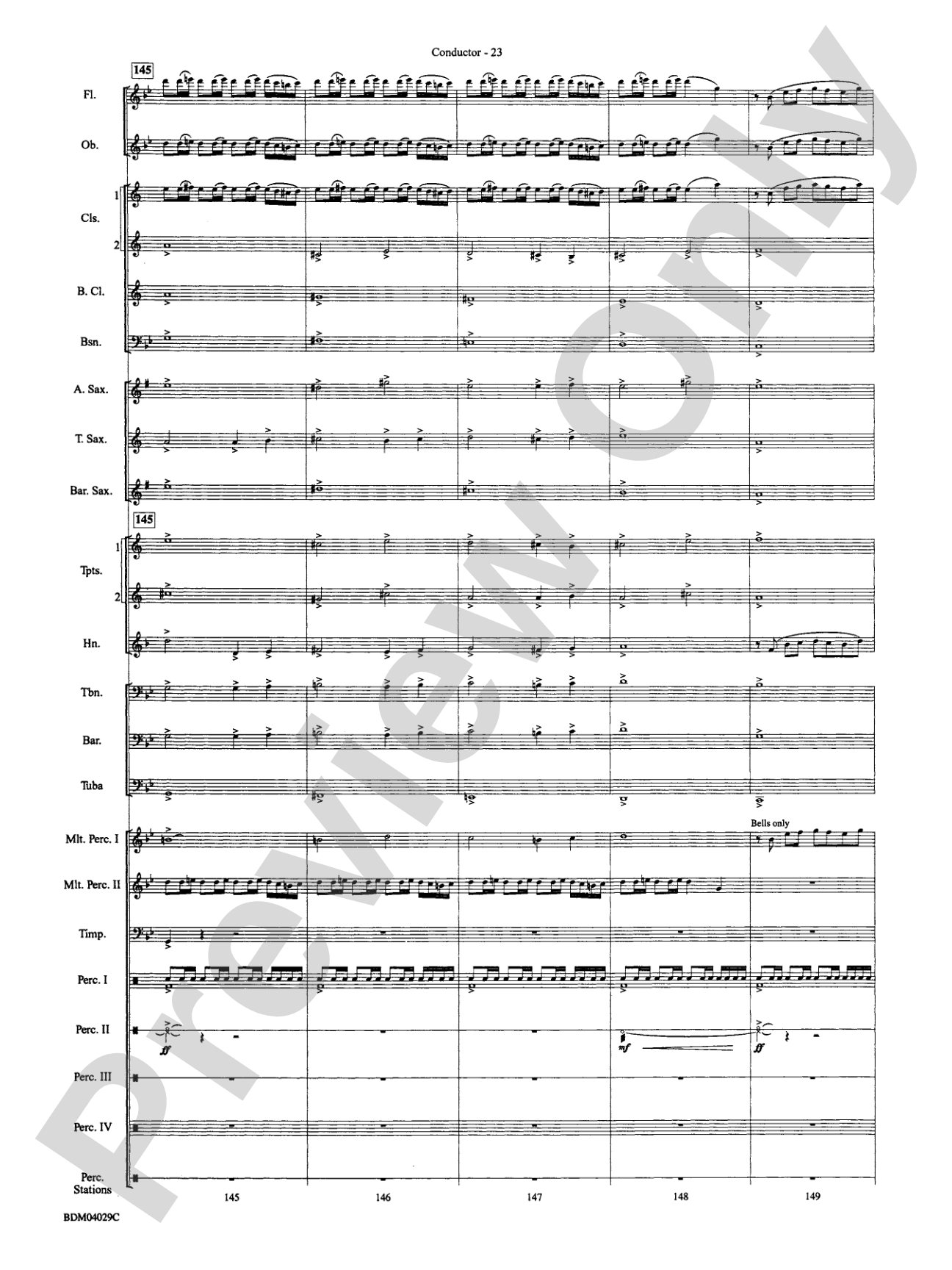 The Sleeping Place of the Stars: Concert Band Conductor Score & Parts