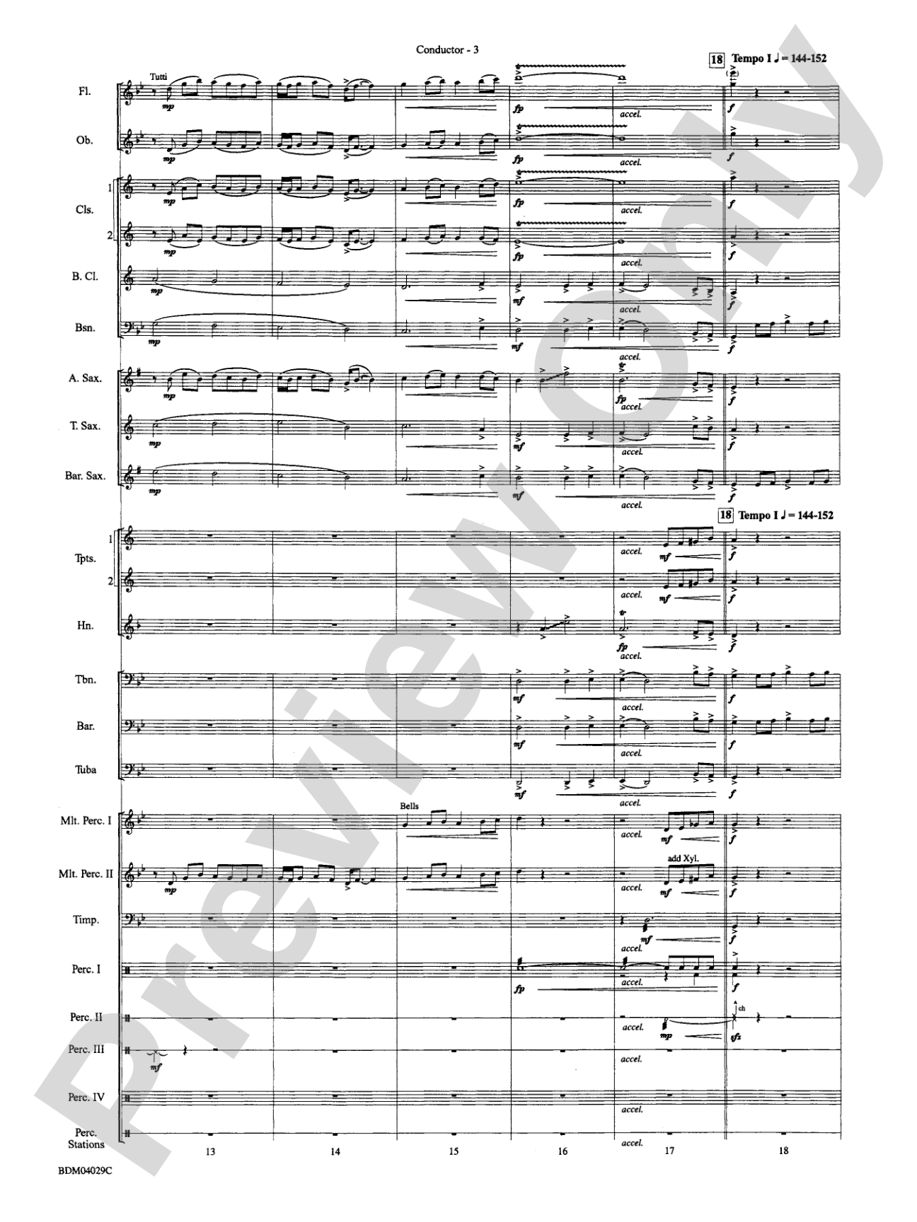 The Sleeping Place of the Stars: Concert Band Conductor Score & Parts