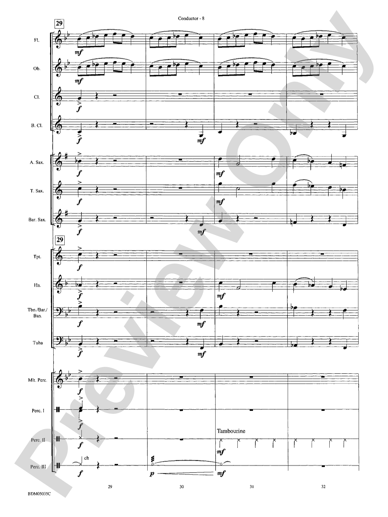 Labyrinth: Concert Band Conductor Score & Parts