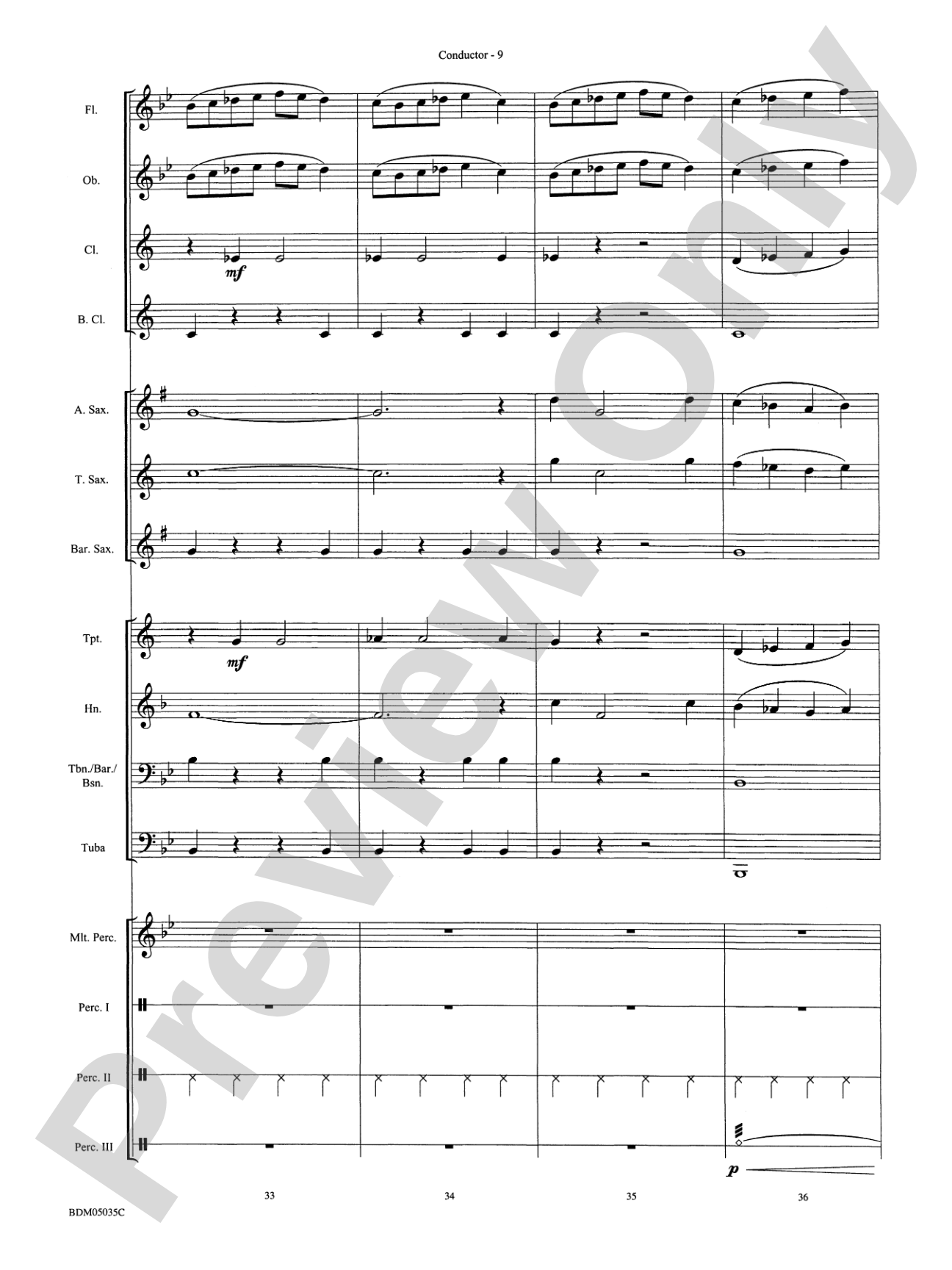 Labyrinth: Concert Band Conductor Score & Parts