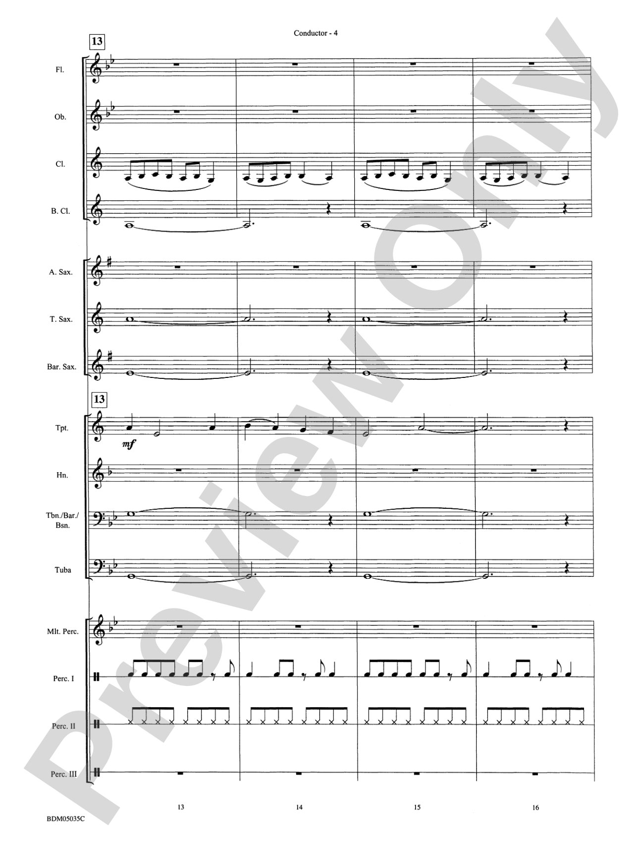 Labyrinth: Concert Band Conductor Score & Parts