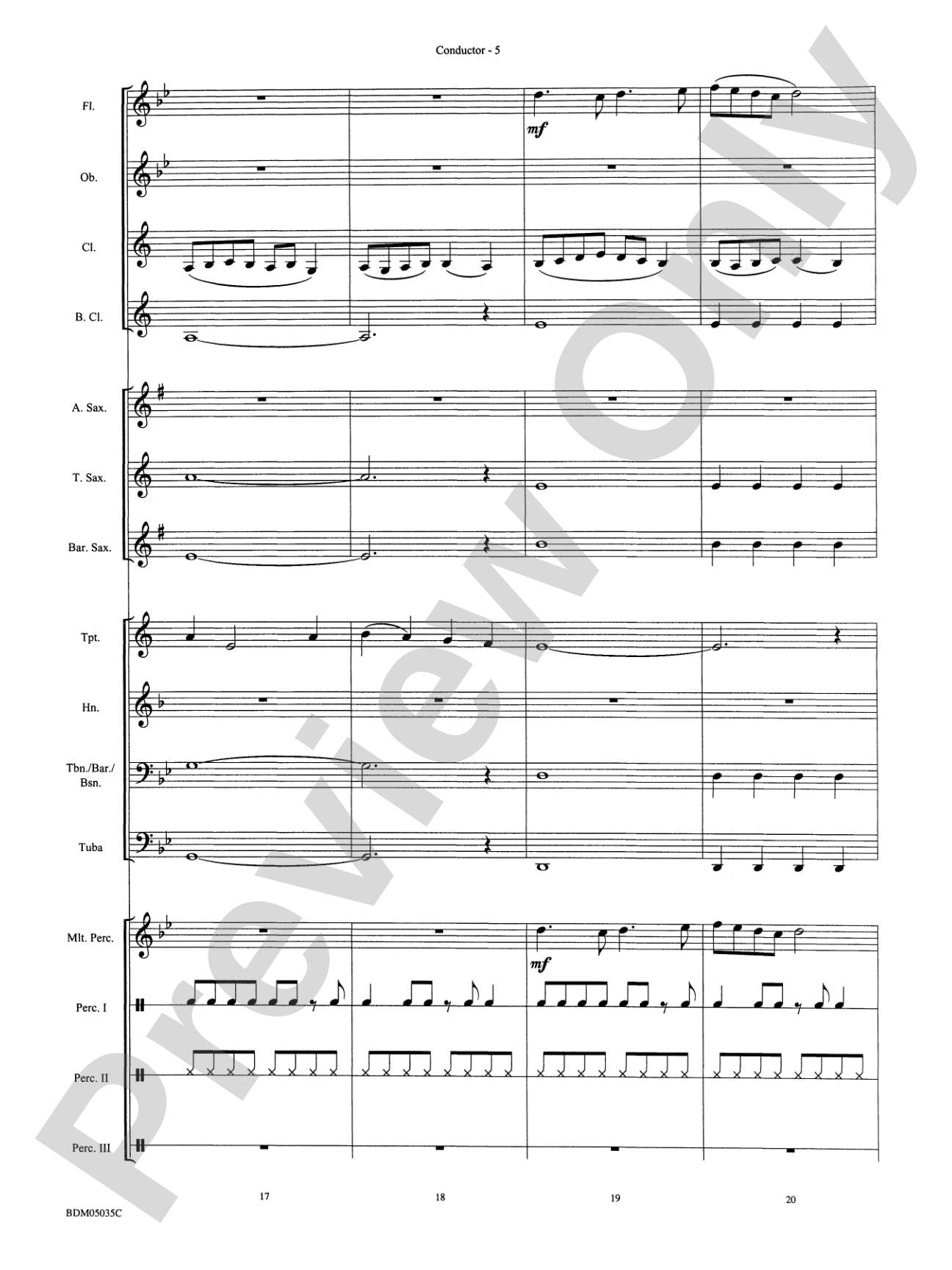 Labyrinth: Concert Band Conductor Score & Parts