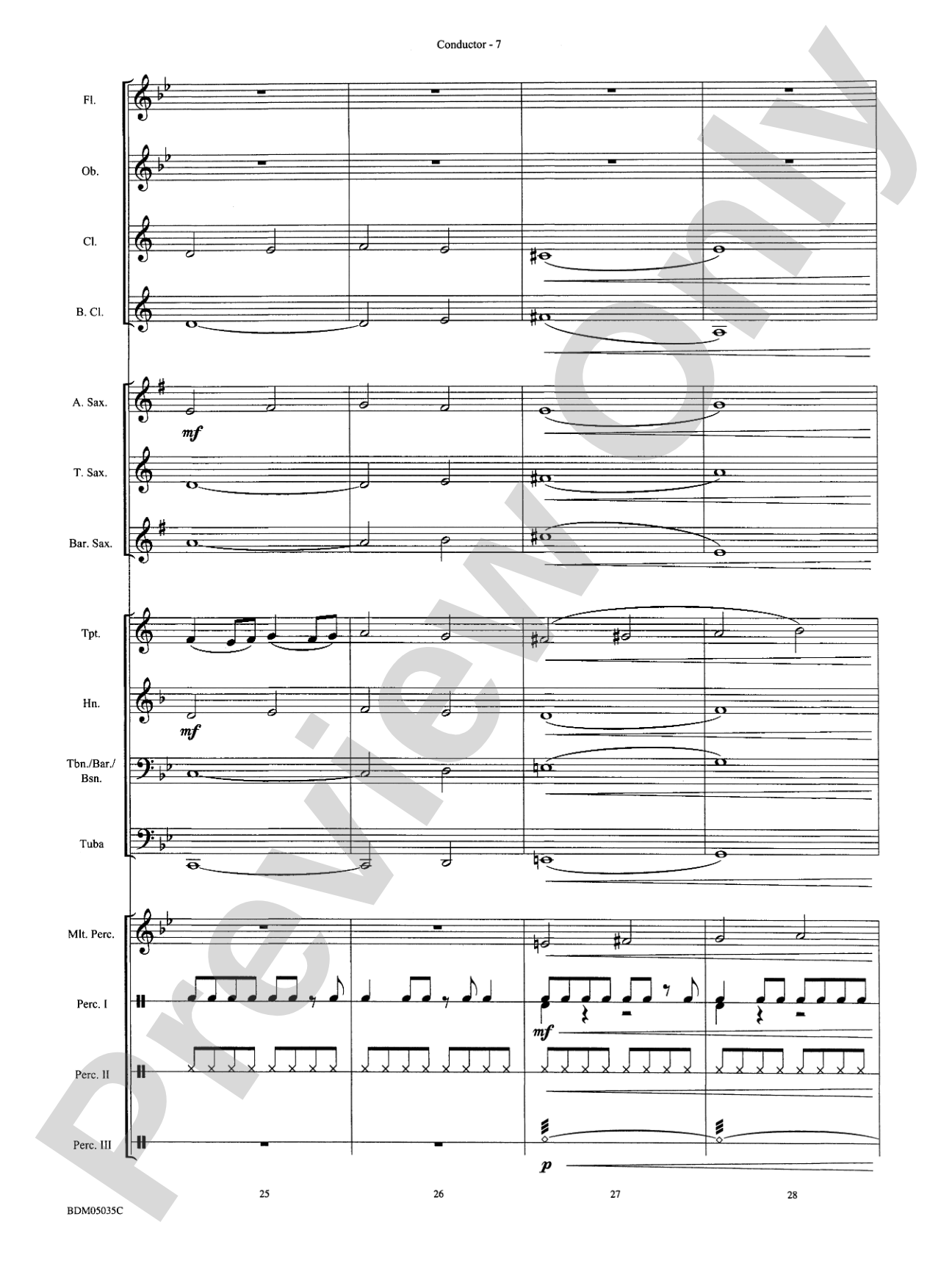 Labyrinth: Concert Band Conductor Score & Parts