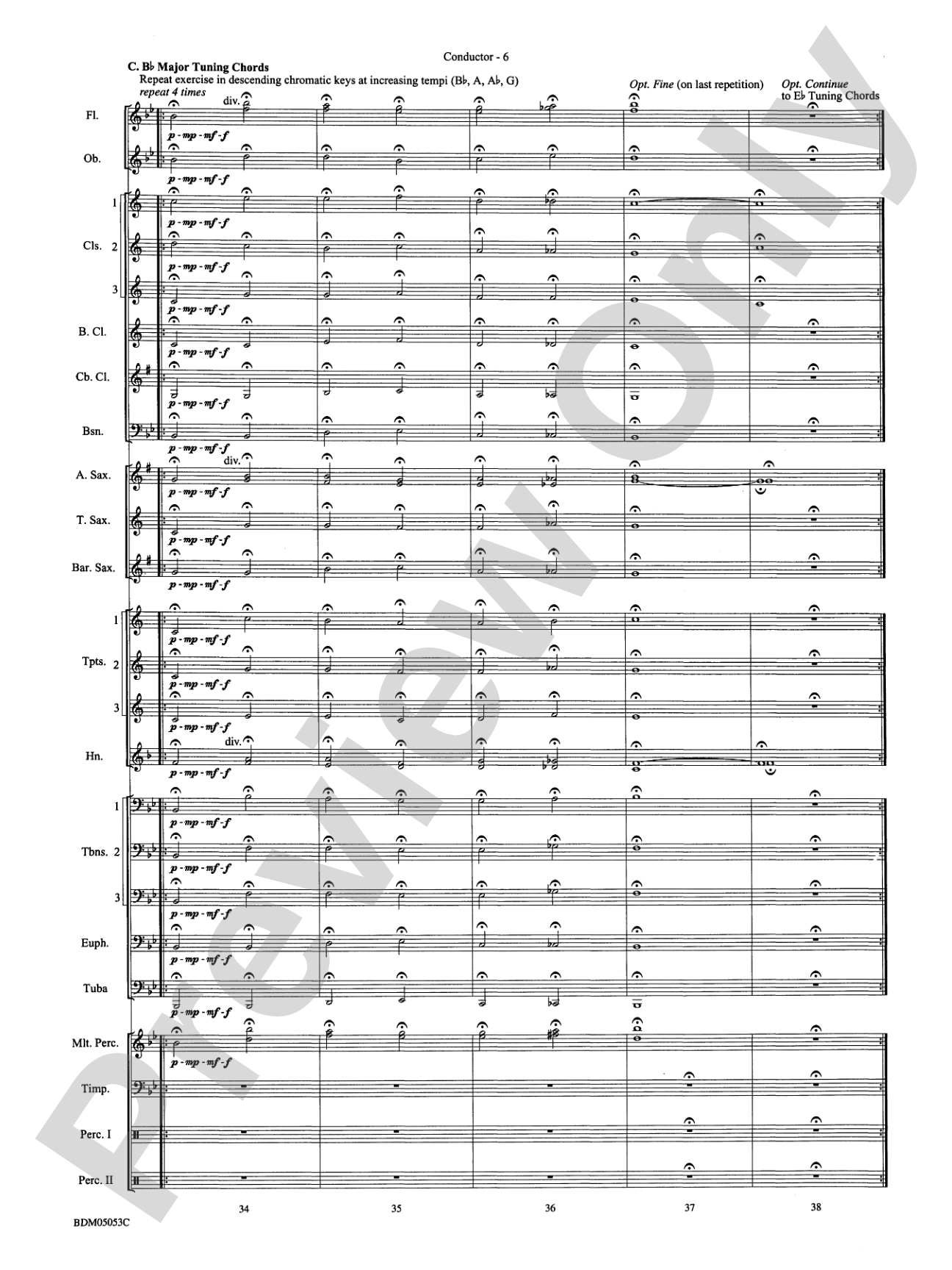 Symphonic Band Clinic: Concert Band Conductor Score & Parts