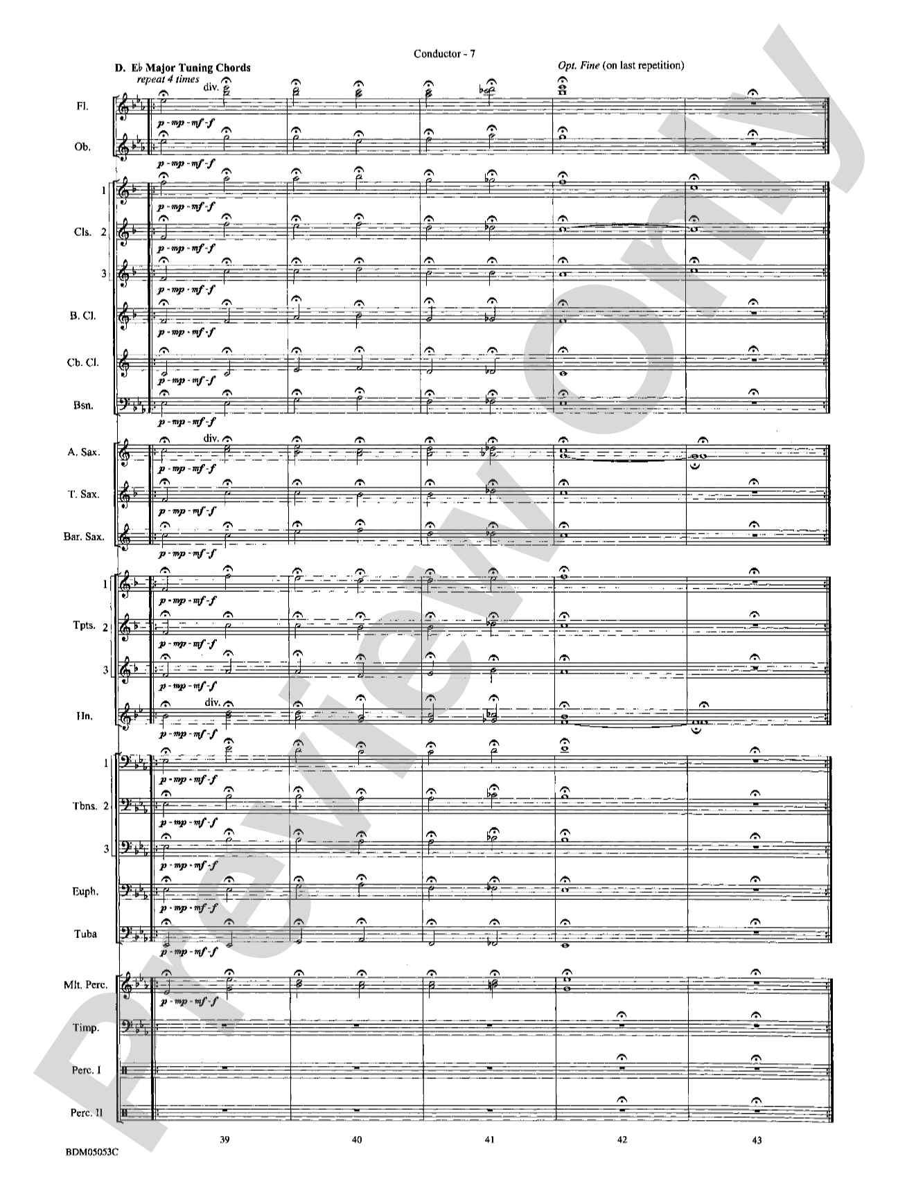 Symphonic Band Clinic: Concert Band Conductor Score & Parts