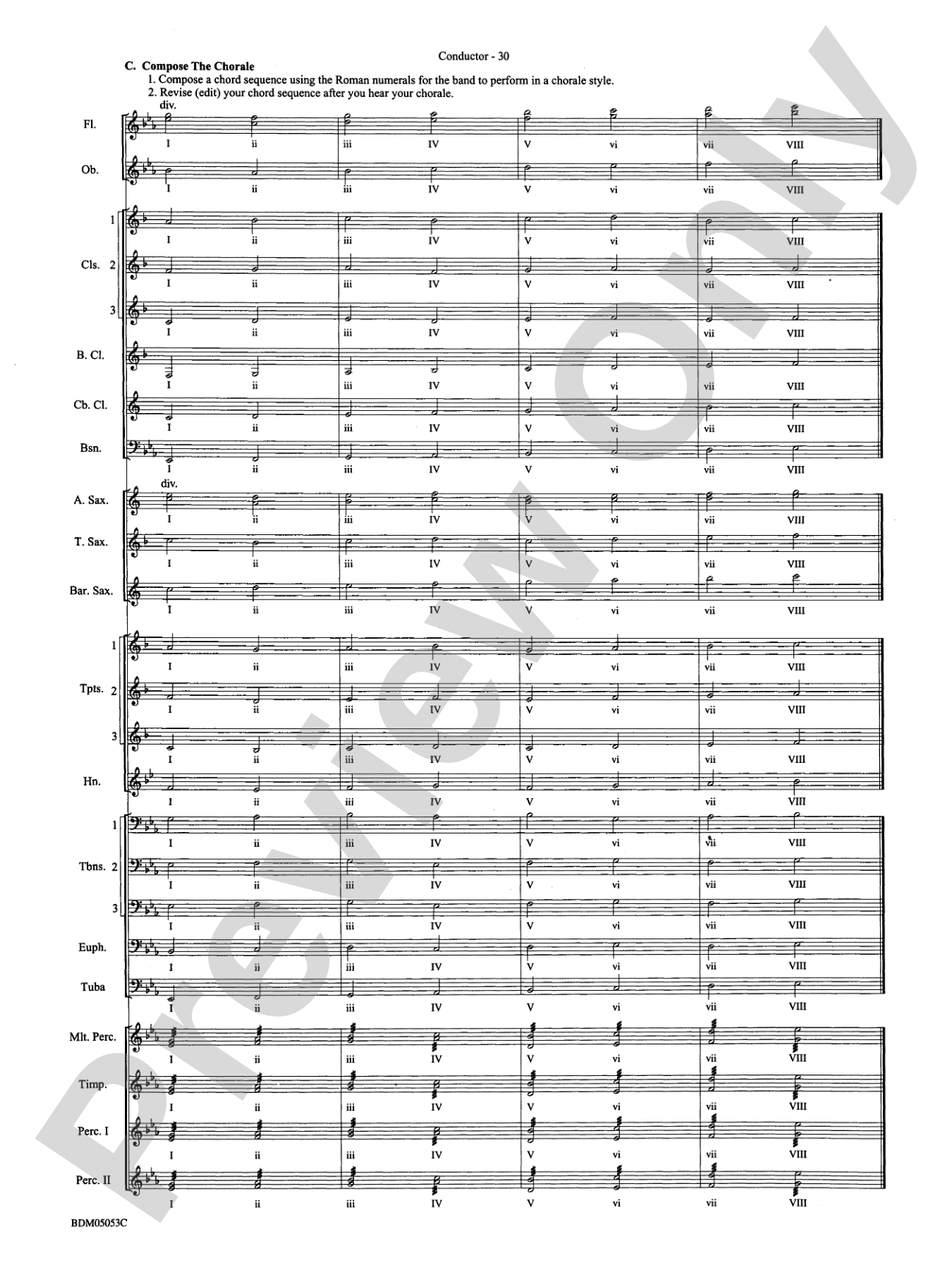 Symphonic Band Clinic: Concert Band Conductor Score & Parts