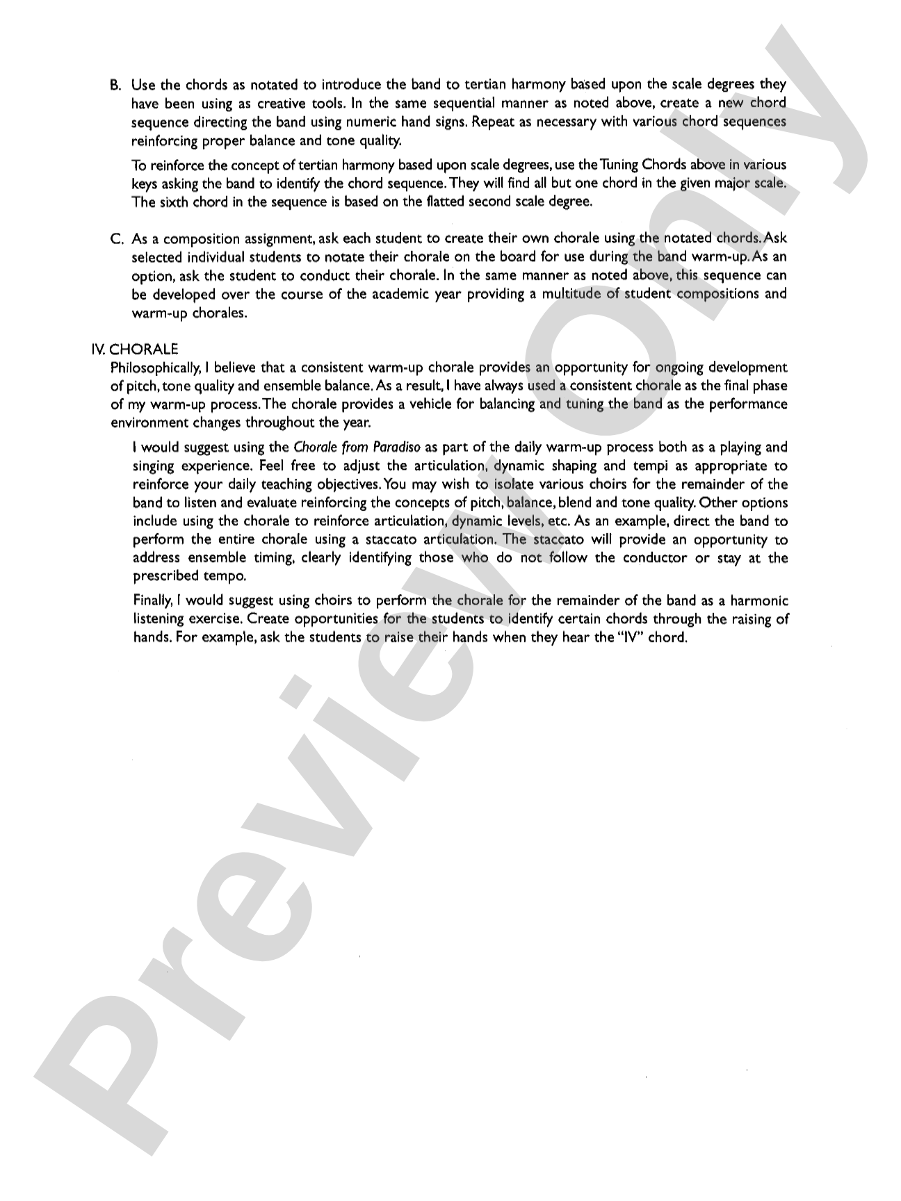 Symphonic Band Clinic: Concert Band Conductor Score & Parts