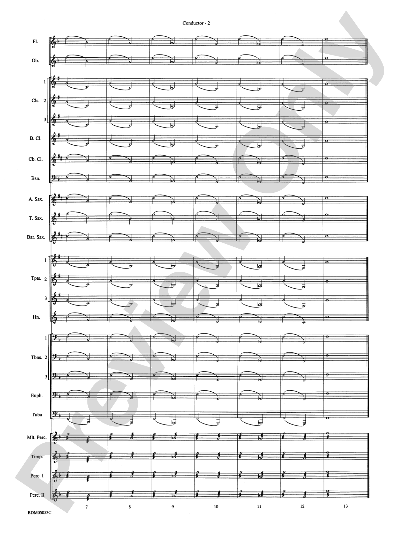 Symphonic Band Clinic: Concert Band Conductor Score & Parts