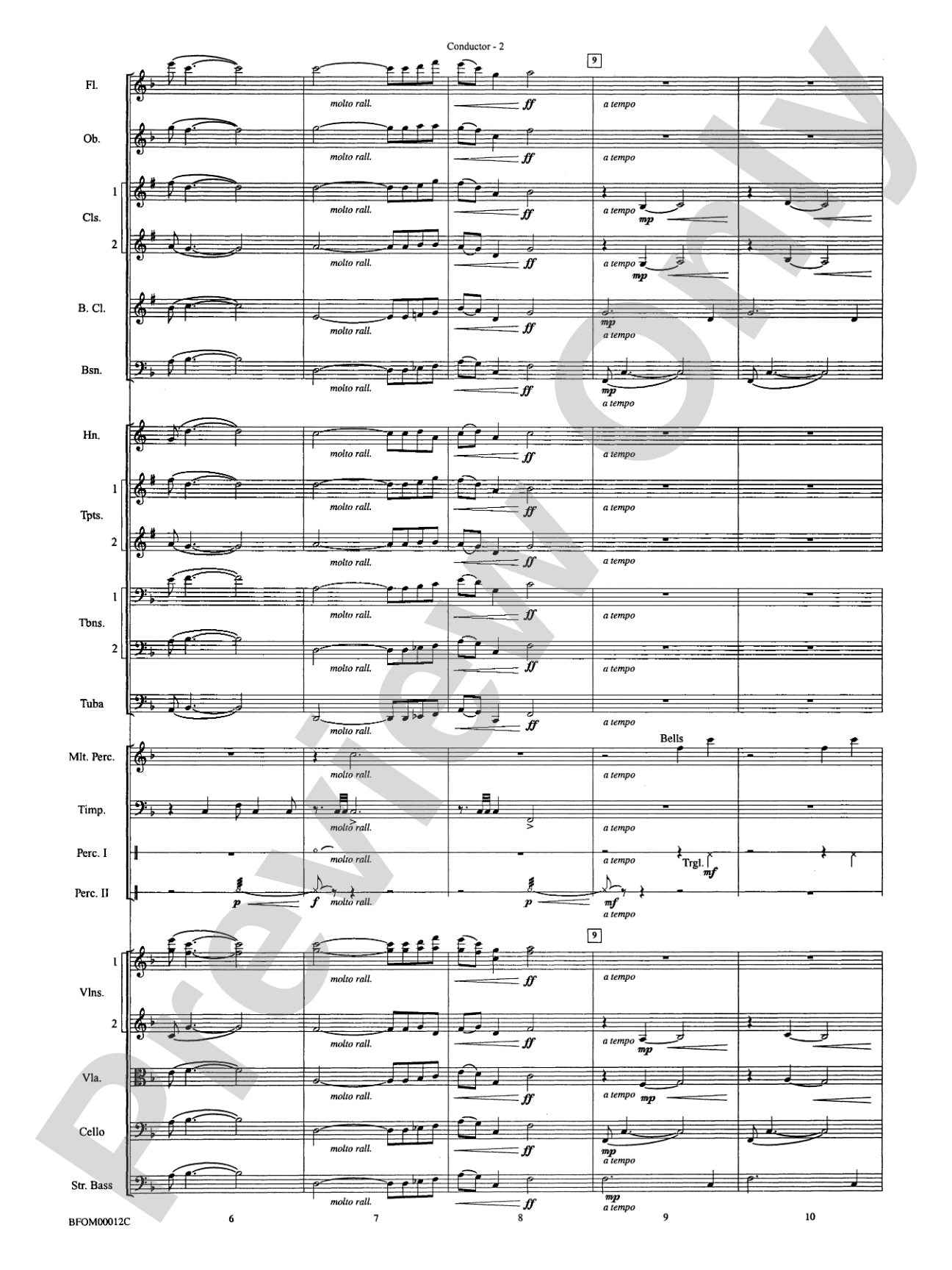 A Christmas Hymn: Full Orchestra Conductor Score & Parts