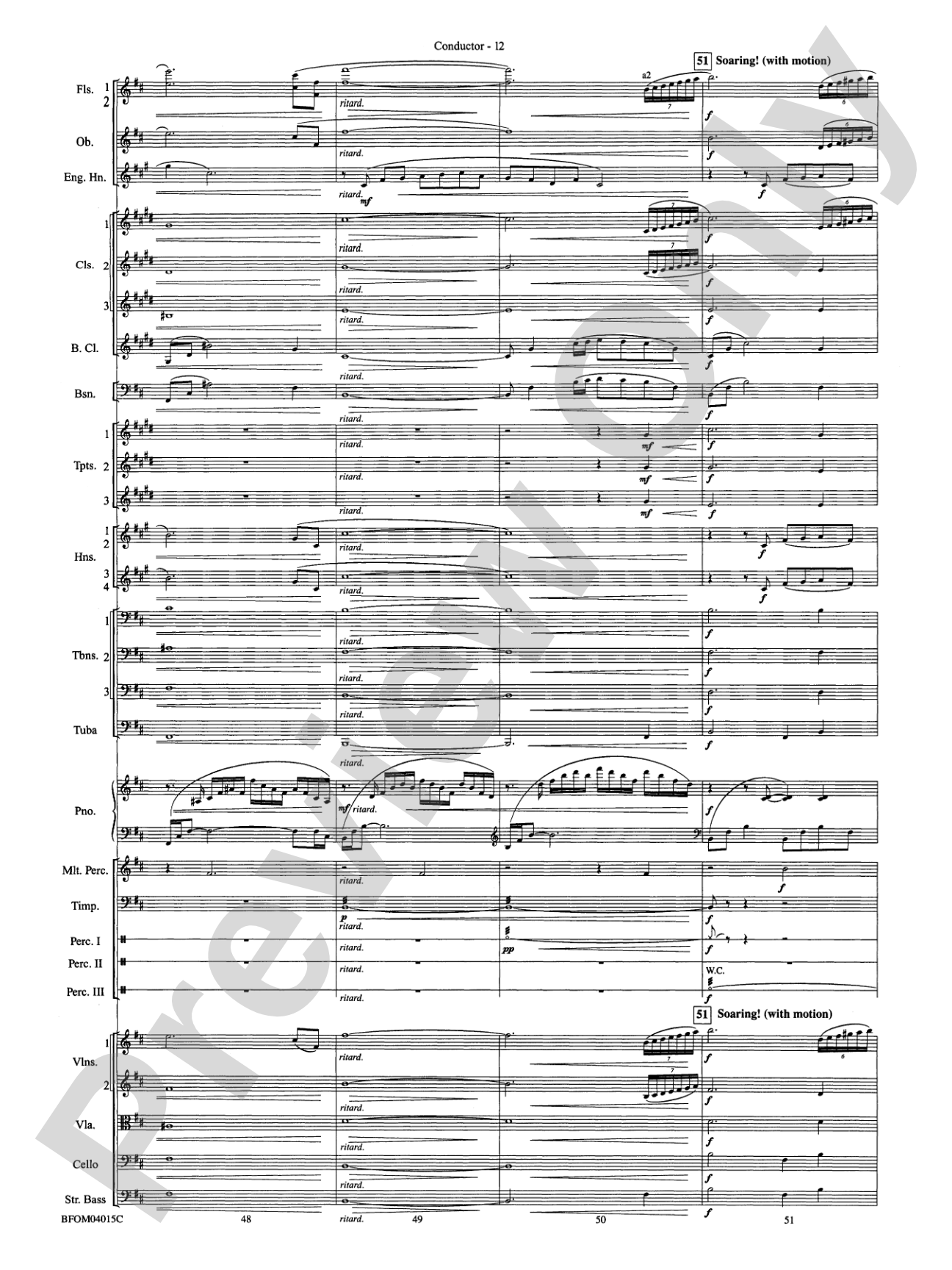 The Isle of Calypso (from The Odyssey (Symphony No. 2)): Full Orchestra Conductor Score & Parts