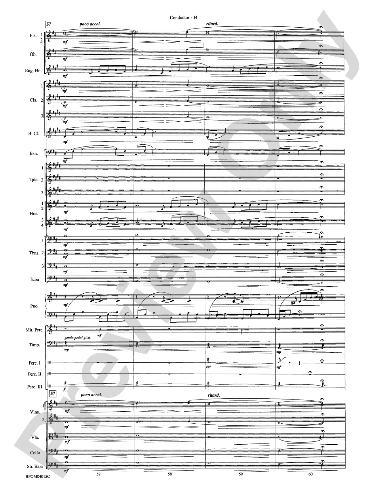 The Isle of Calypso (from The Odyssey (Symphony No. 2)): Full Orchestra Conductor Score & Parts