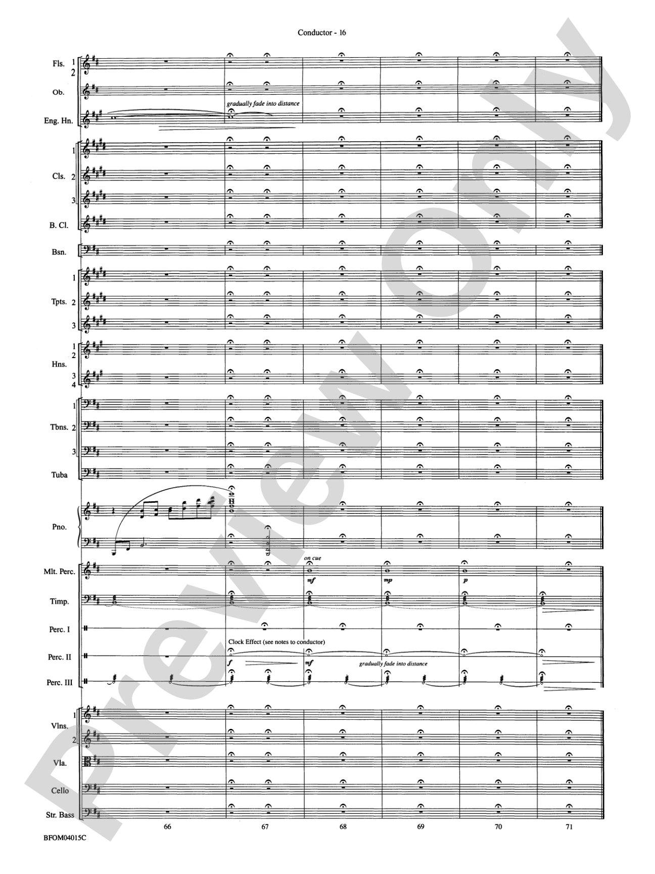 The Isle of Calypso (from The Odyssey (Symphony No. 2)): Full Orchestra Conductor Score & Parts