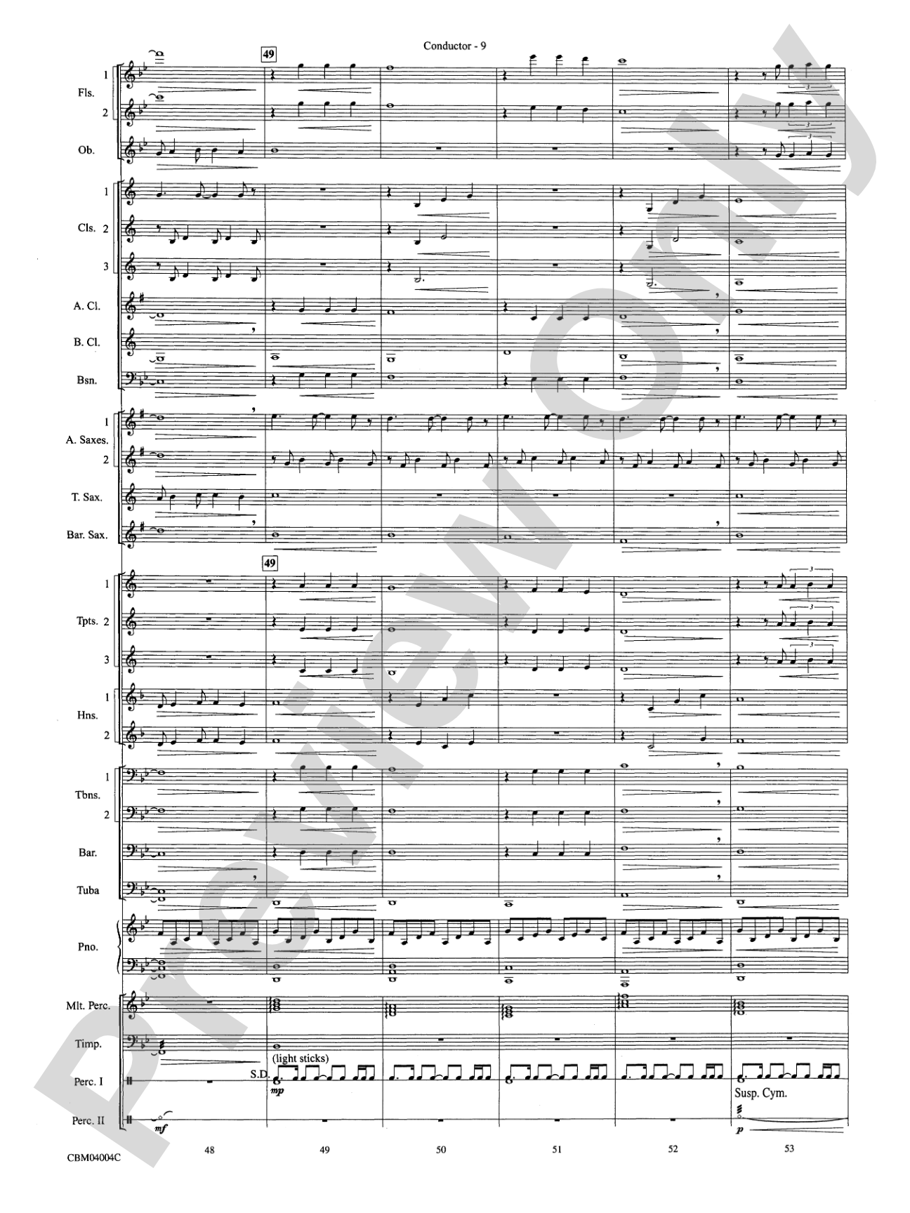 Into the West (from The Lord of the Rings: The Return of the King): Concert Band Conductor Score & Parts