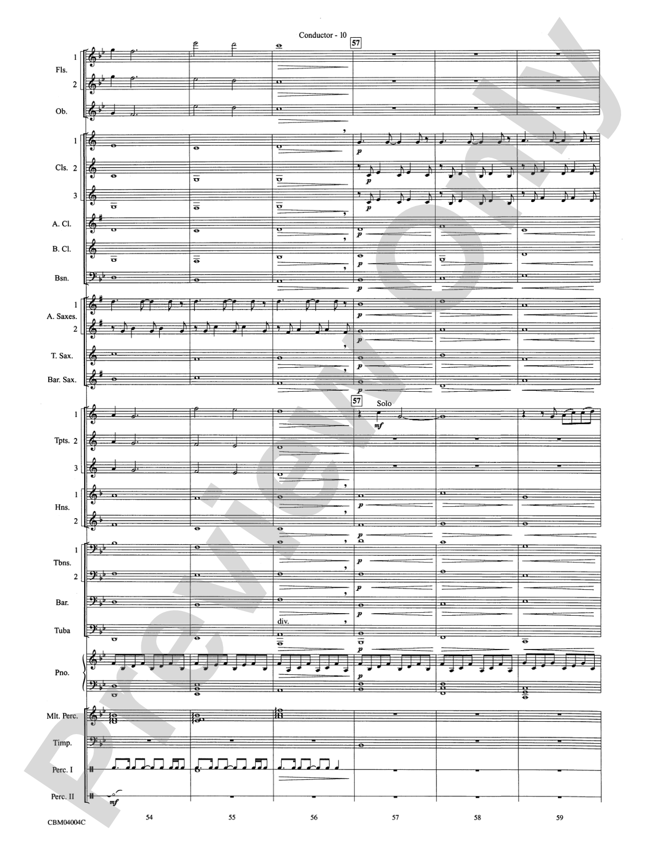 Into the West (from The Lord of the Rings: The Return of the King): Concert Band Conductor Score & Parts
