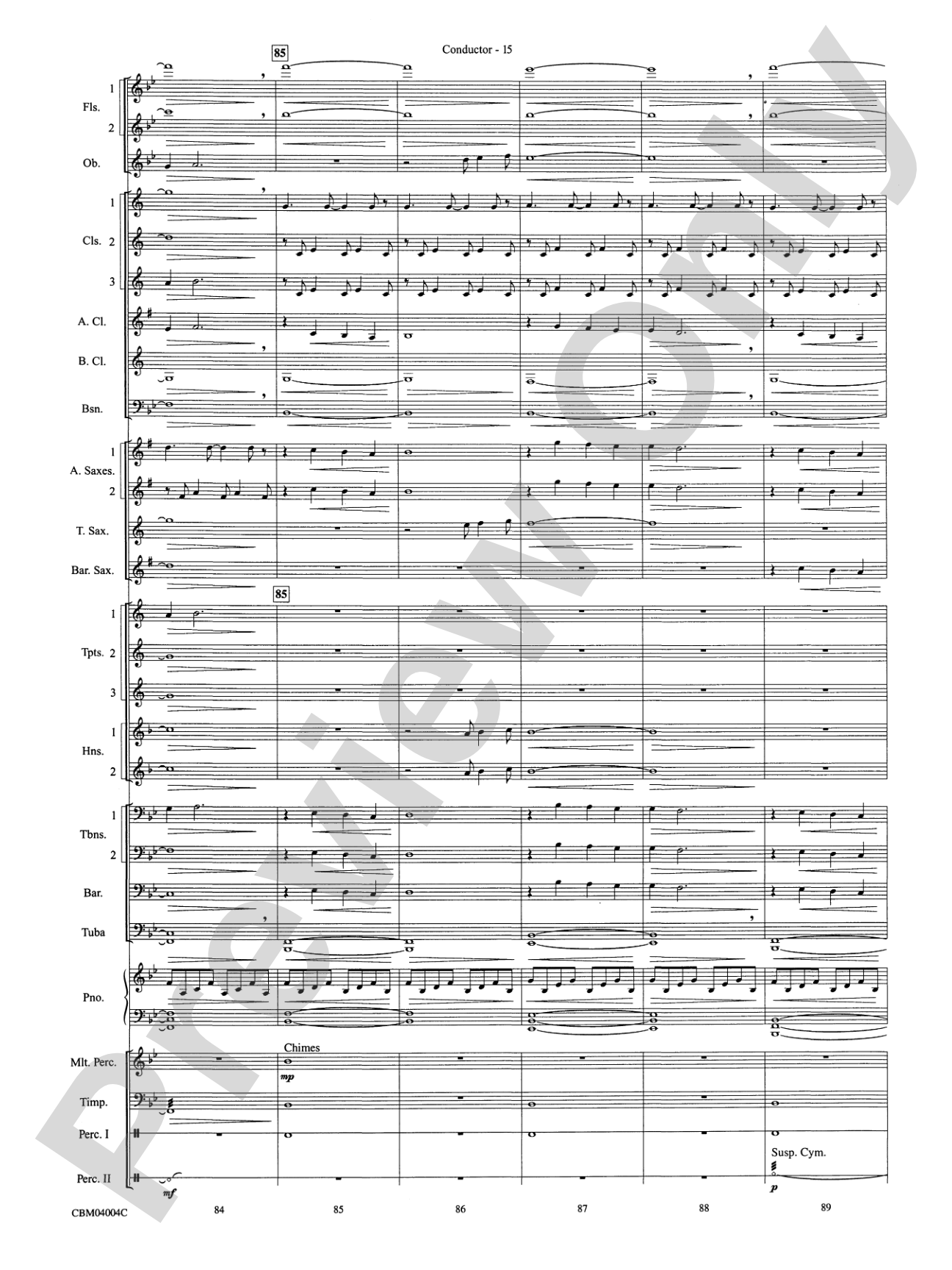Into the West (from The Lord of the Rings: The Return of the King): Concert Band Conductor Score & Parts