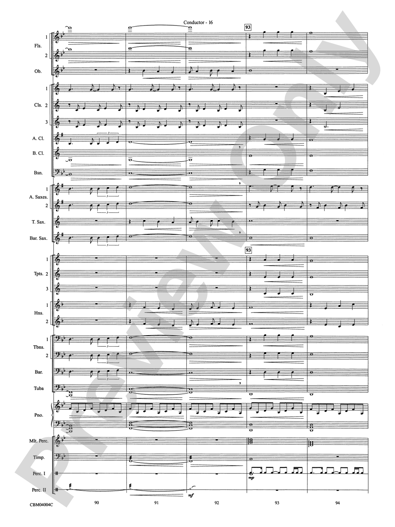 Into the West (from The Lord of the Rings: The Return of the King): Concert Band Conductor Score & Parts