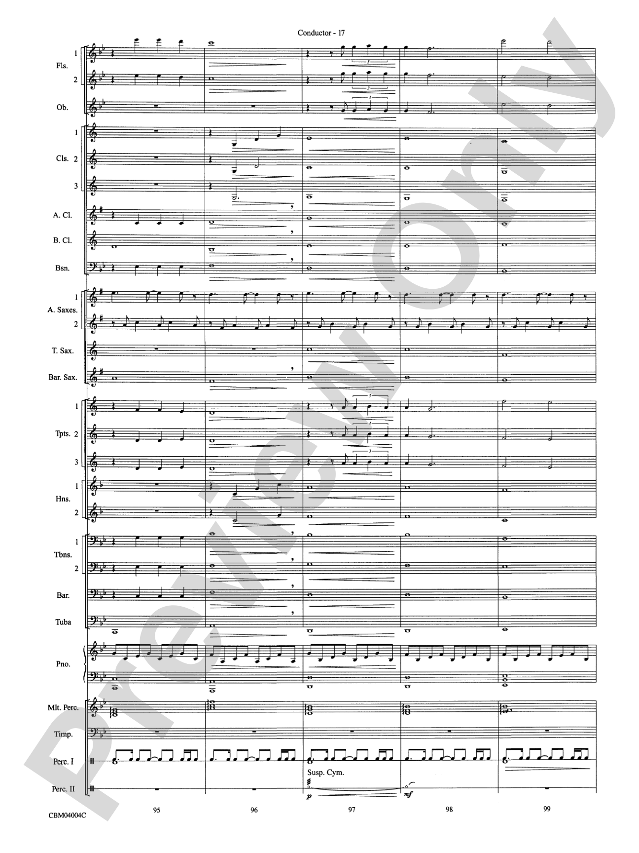Into the West (from The Lord of the Rings: The Return of the King): Concert Band Conductor Score & Parts