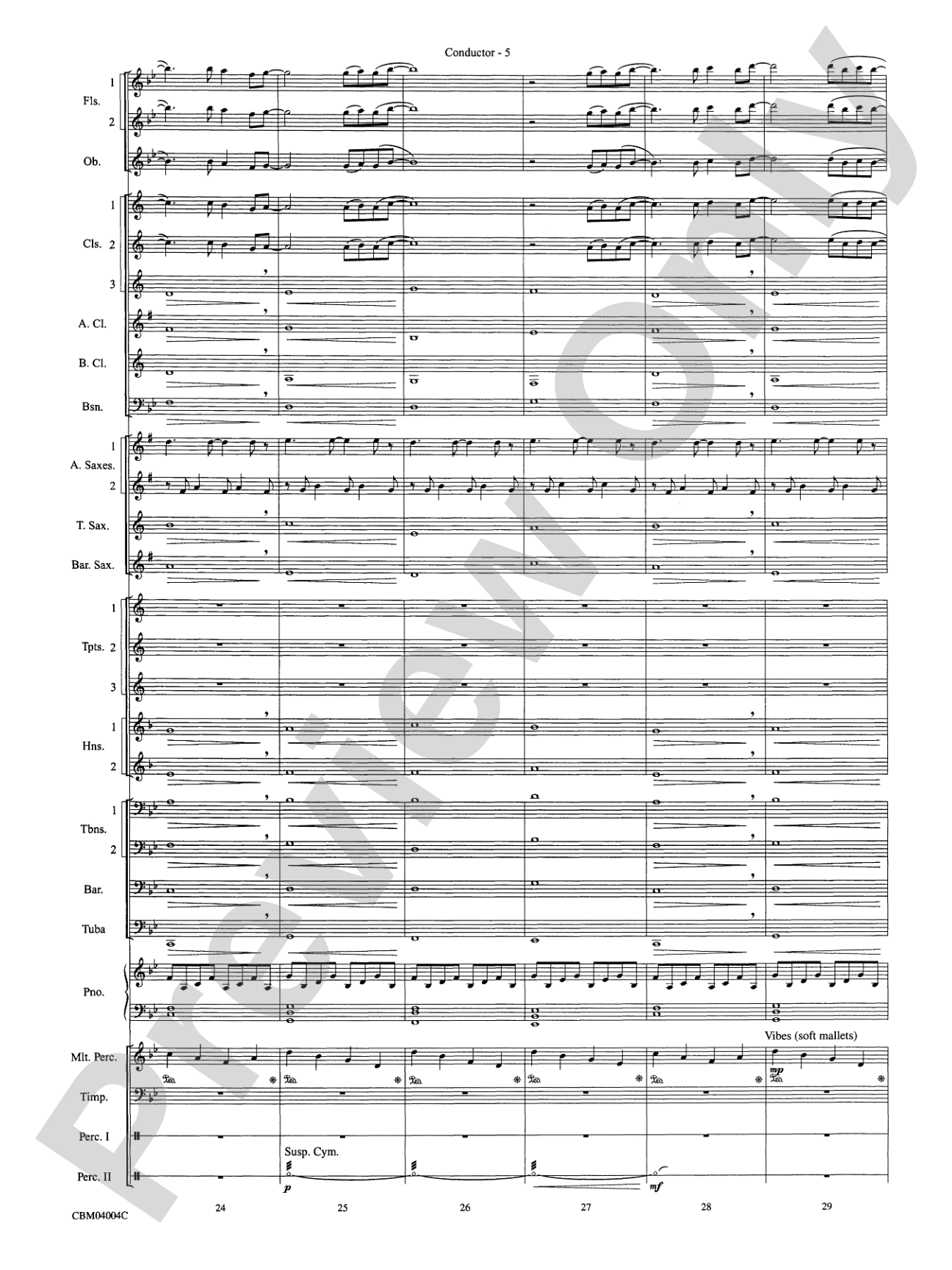 Into the West (from The Lord of the Rings: The Return of the King): Concert Band Conductor Score & Parts