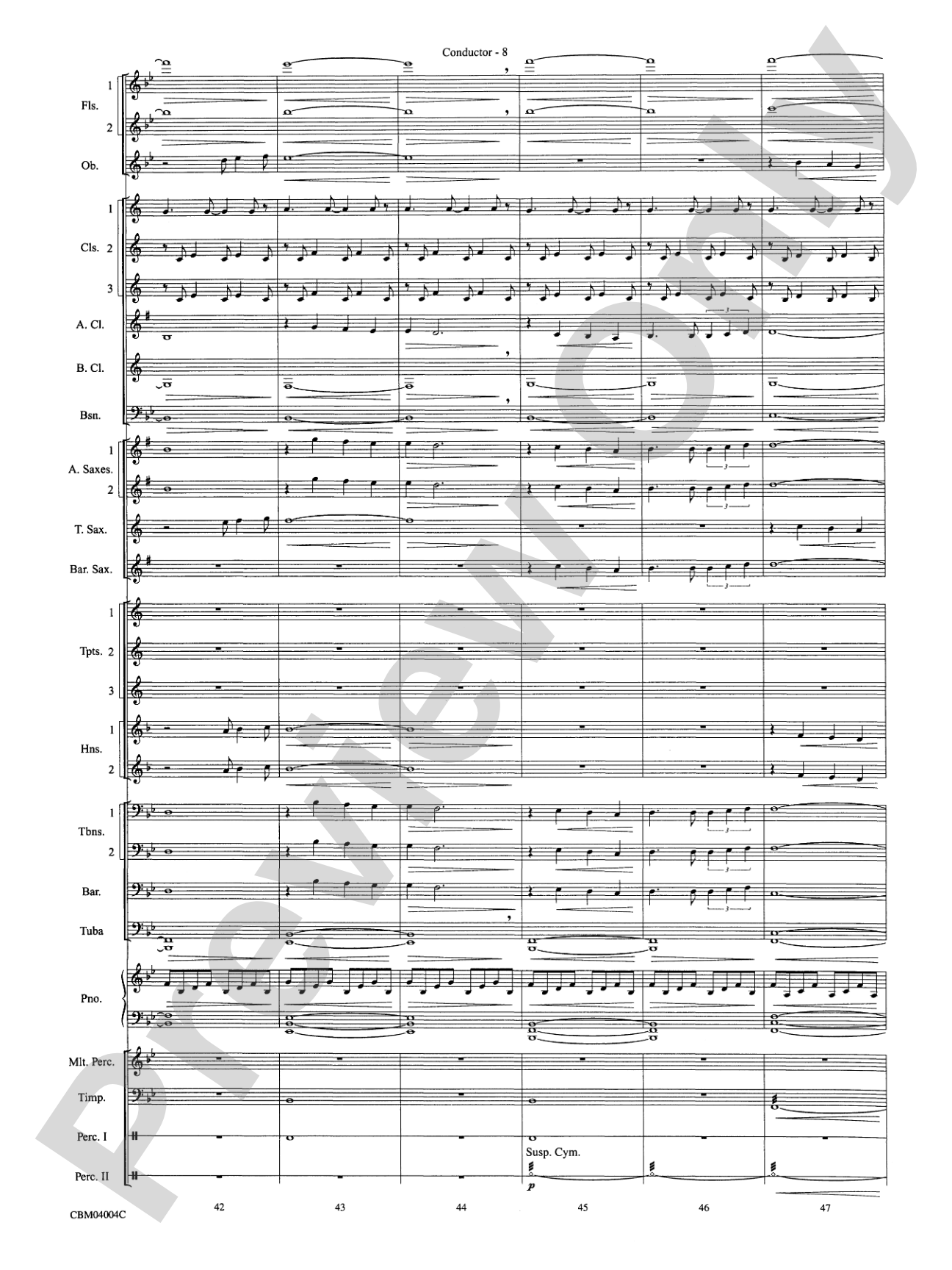 Into the West (from The Lord of the Rings: The Return of the King): Concert Band Conductor Score & Parts