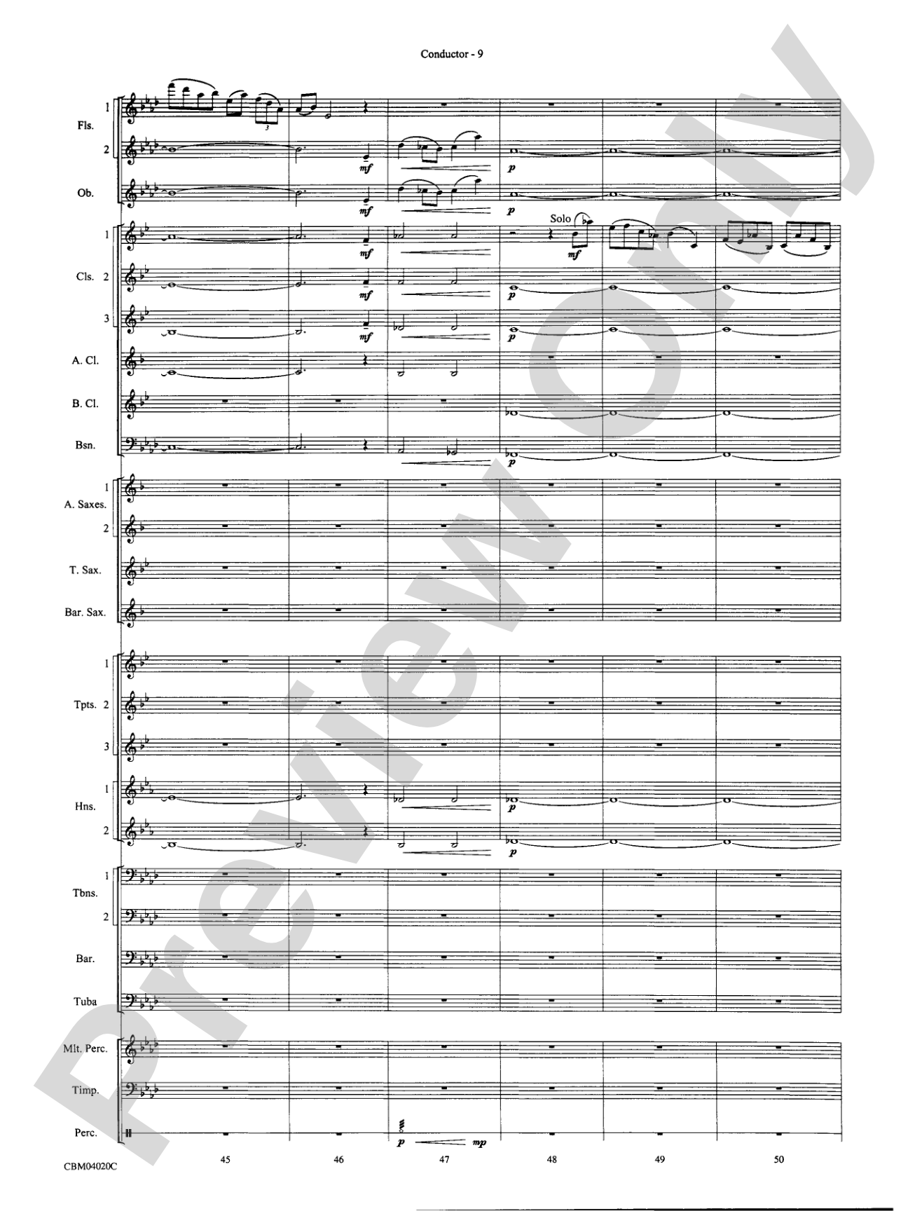 Ever Braver, Ever Stronger (An American Elegy): Score