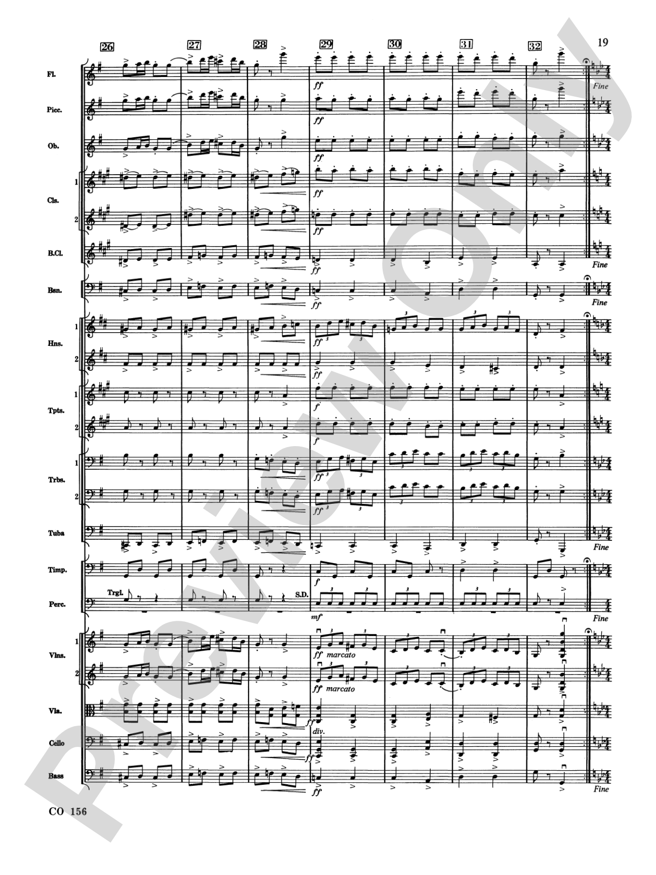 Norwegian Dances Nos. 2 & 3: Full Orchestra Conductor Score & Parts