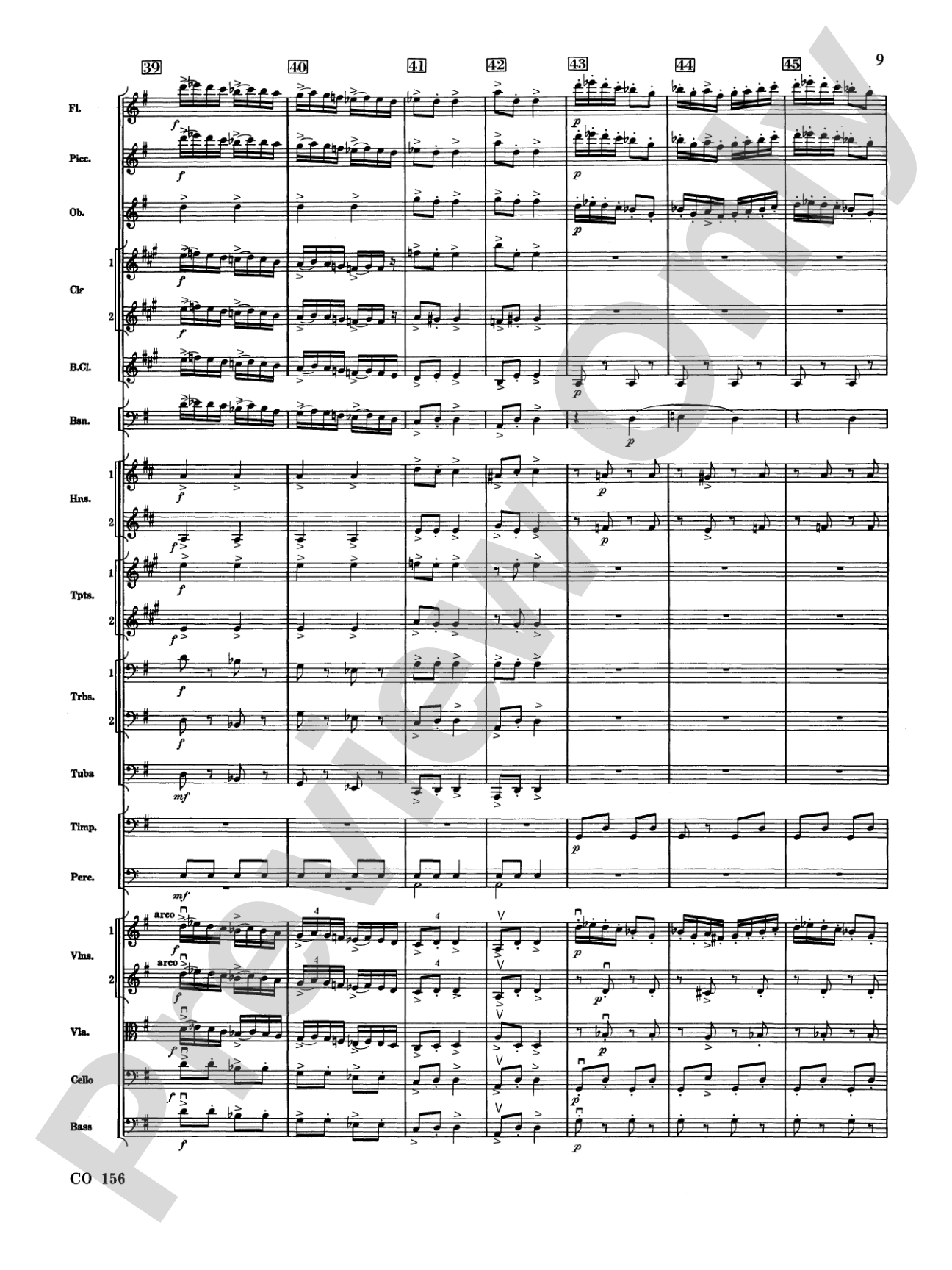 Norwegian Dances Nos. 2 & 3: Full Orchestra Conductor Score & Parts