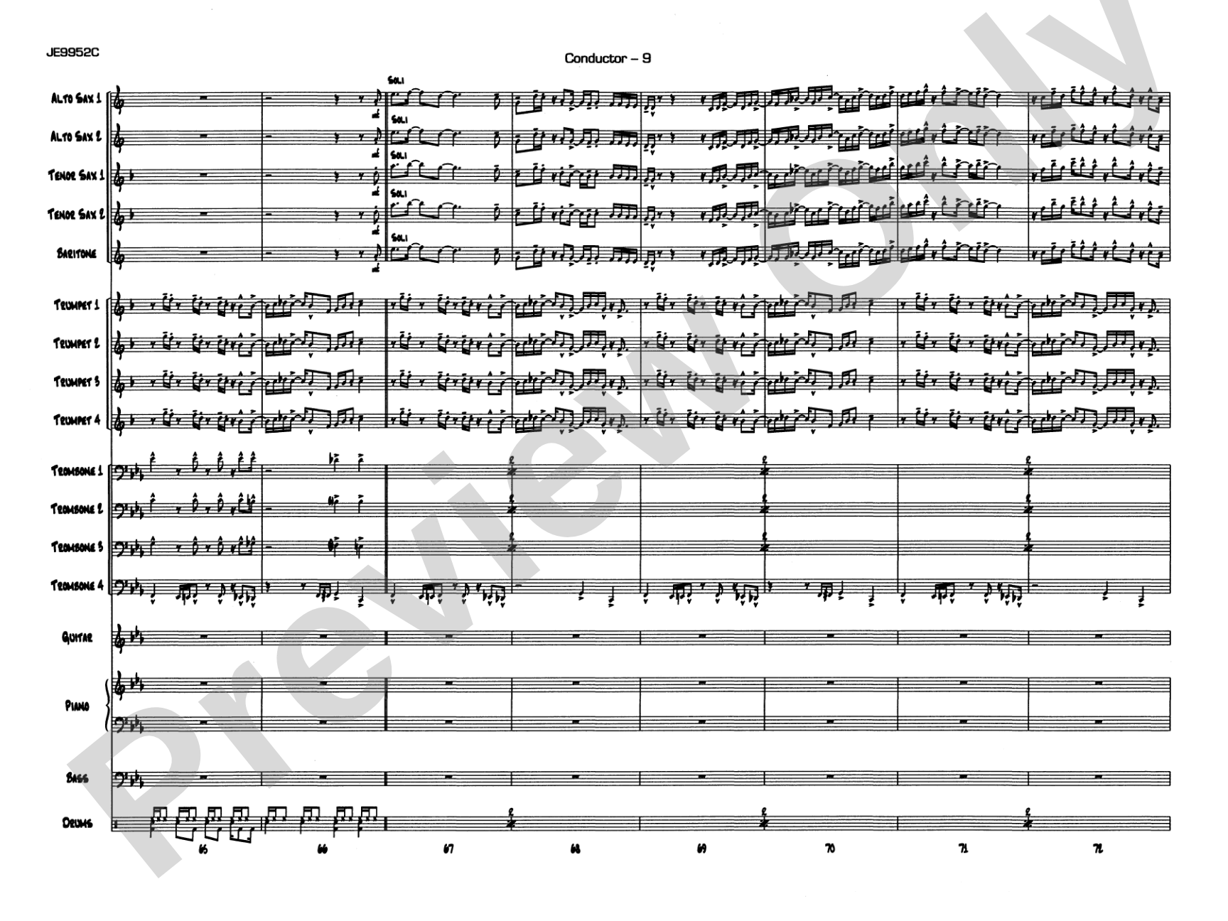 Cobblestones: Jazz Ensemble Conductor Score & Parts