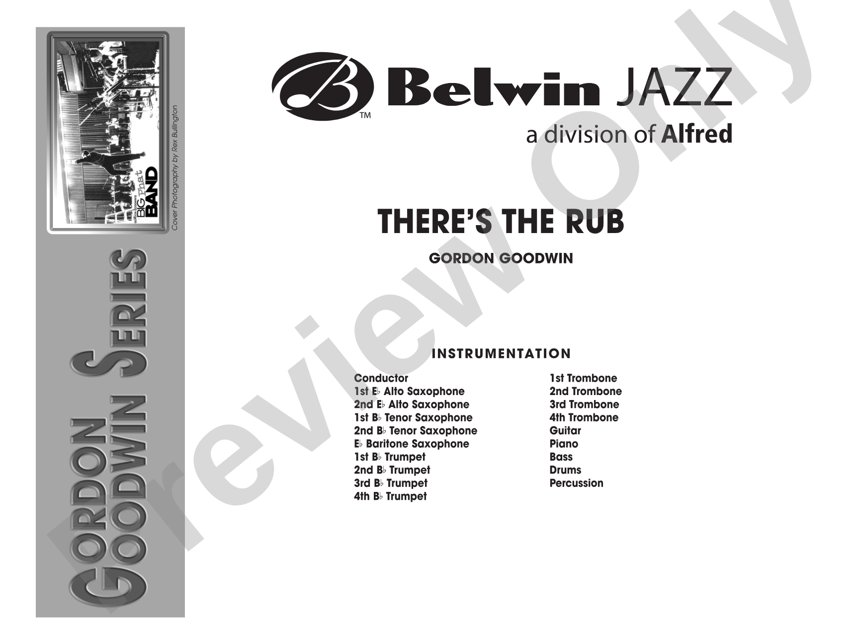 There's the Rub: Jazz Ensemble Conductor Score & Parts