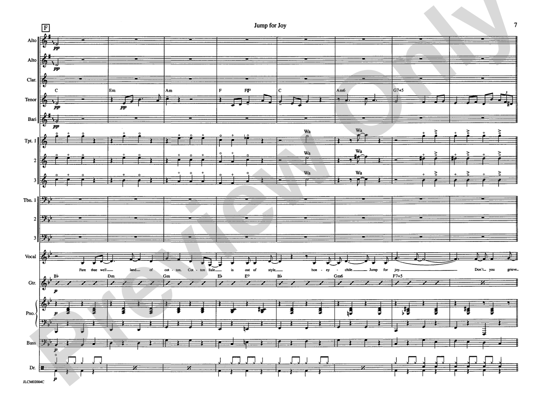 Jump for Joy: Jazz Ensemble Conductor Score & Parts