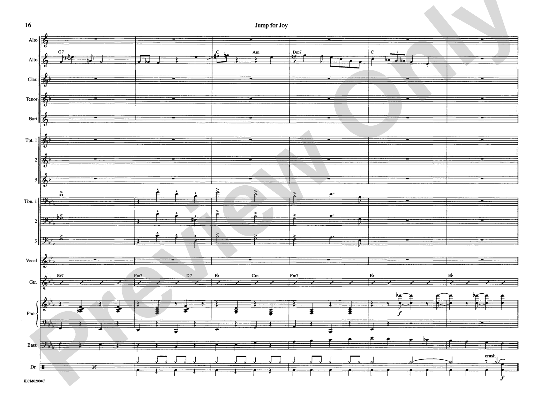 Jump for Joy: Jazz Ensemble Conductor Score & Parts