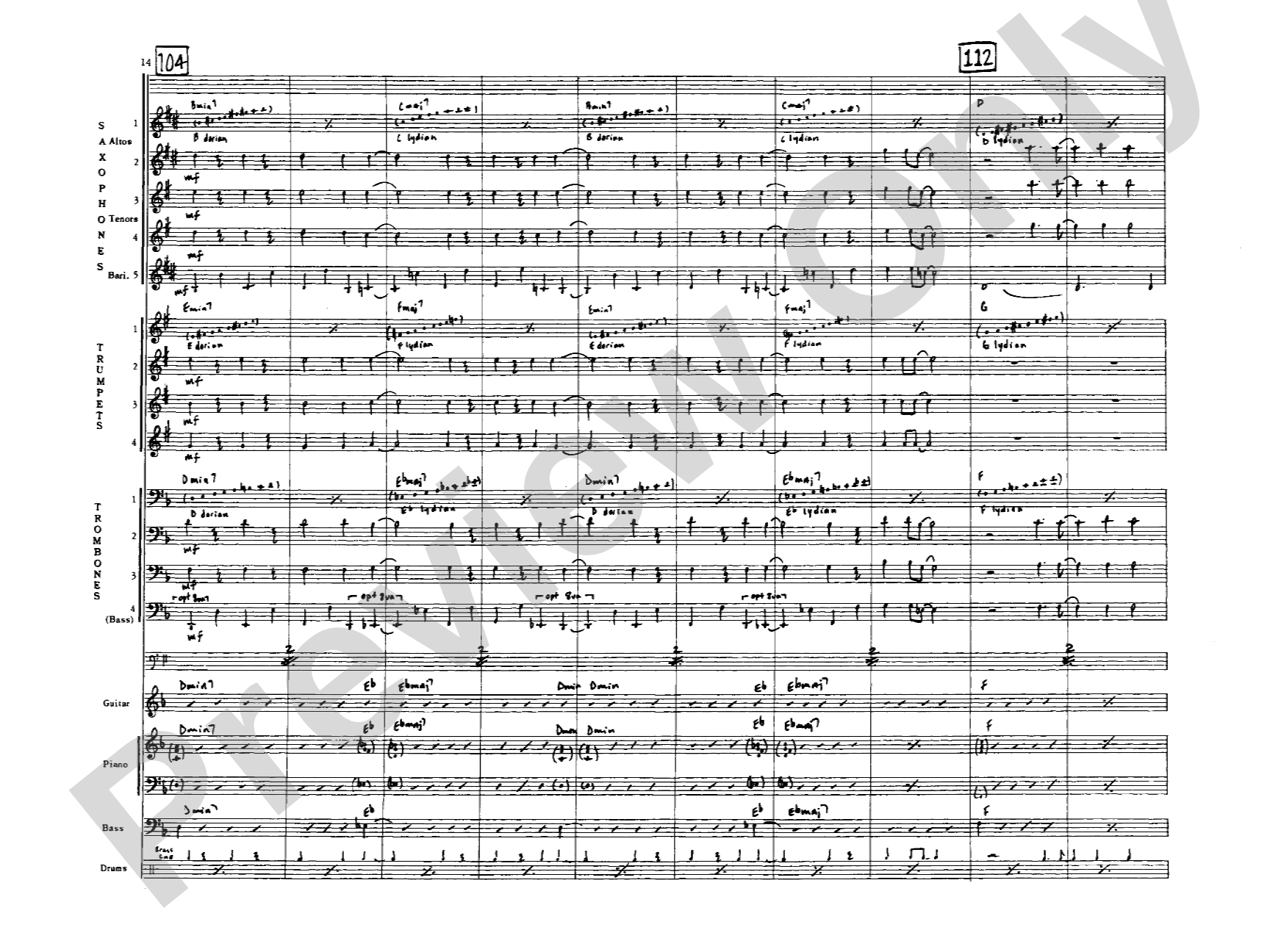 Feels So Good: Jazz Ensemble Conductor Score & Parts
