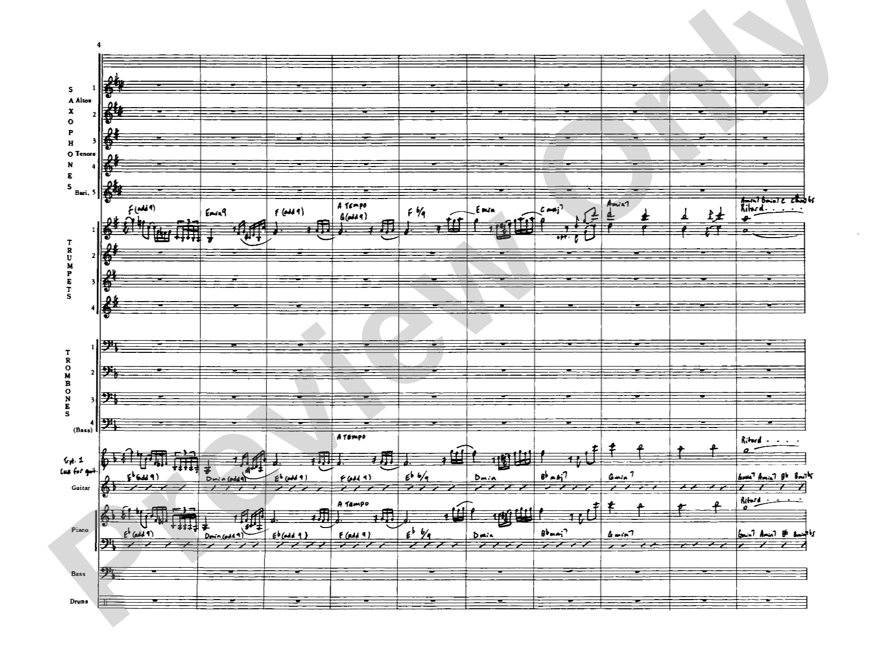 Feels So Good: Jazz Ensemble Conductor Score & Parts