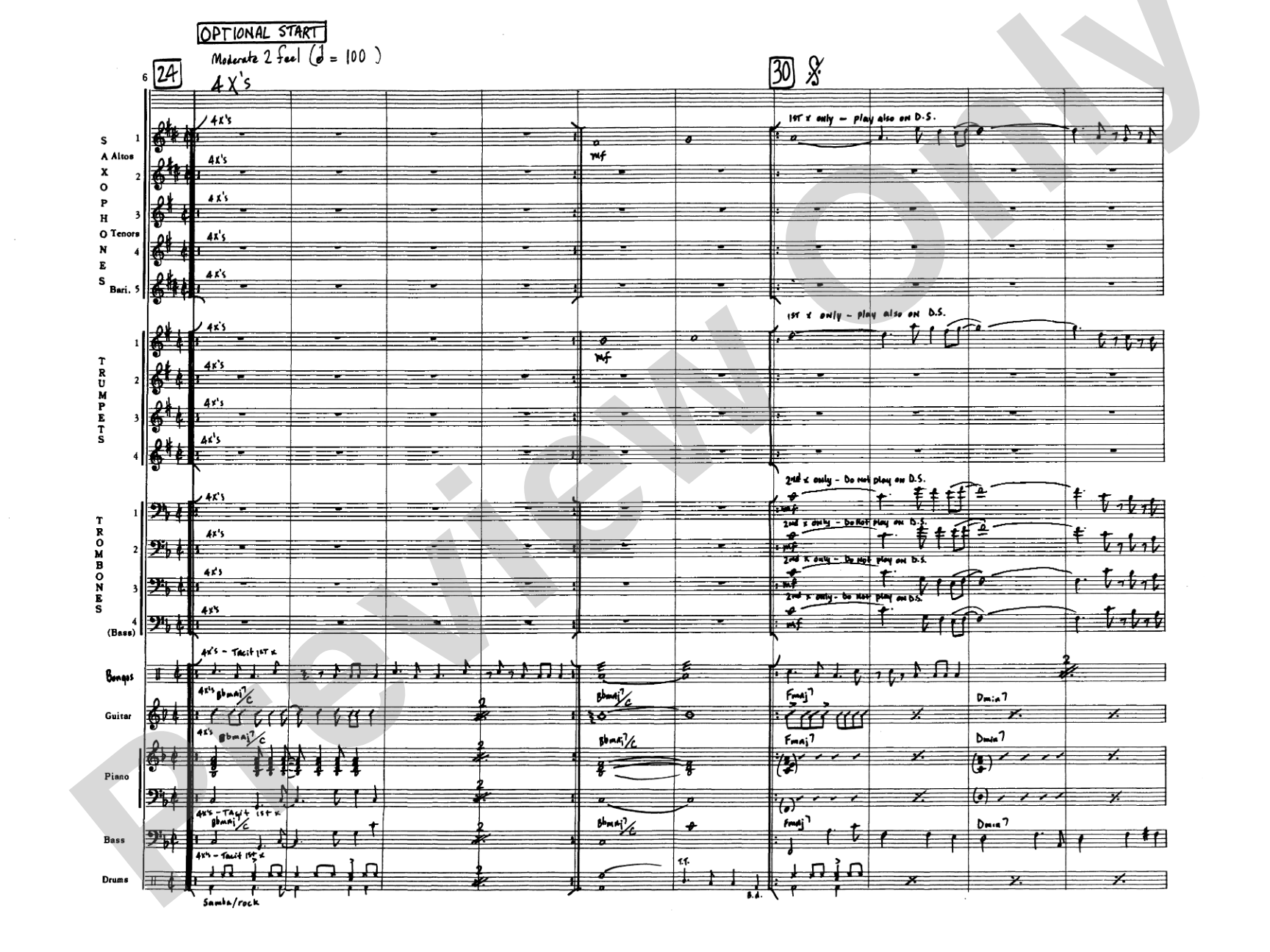 Feels So Good: Jazz Ensemble Conductor Score & Parts