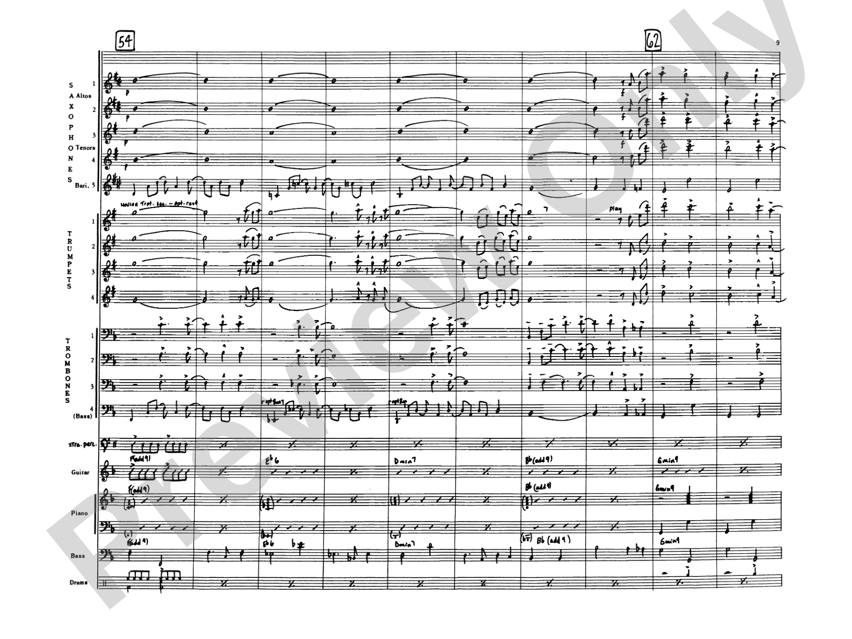 Feels So Good: Jazz Ensemble Conductor Score & Parts