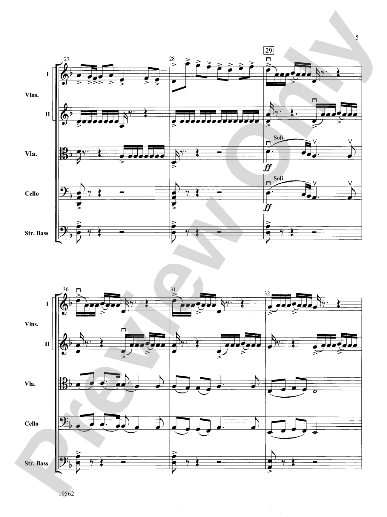 Bylina: String Orchestra Conductor Score & Parts