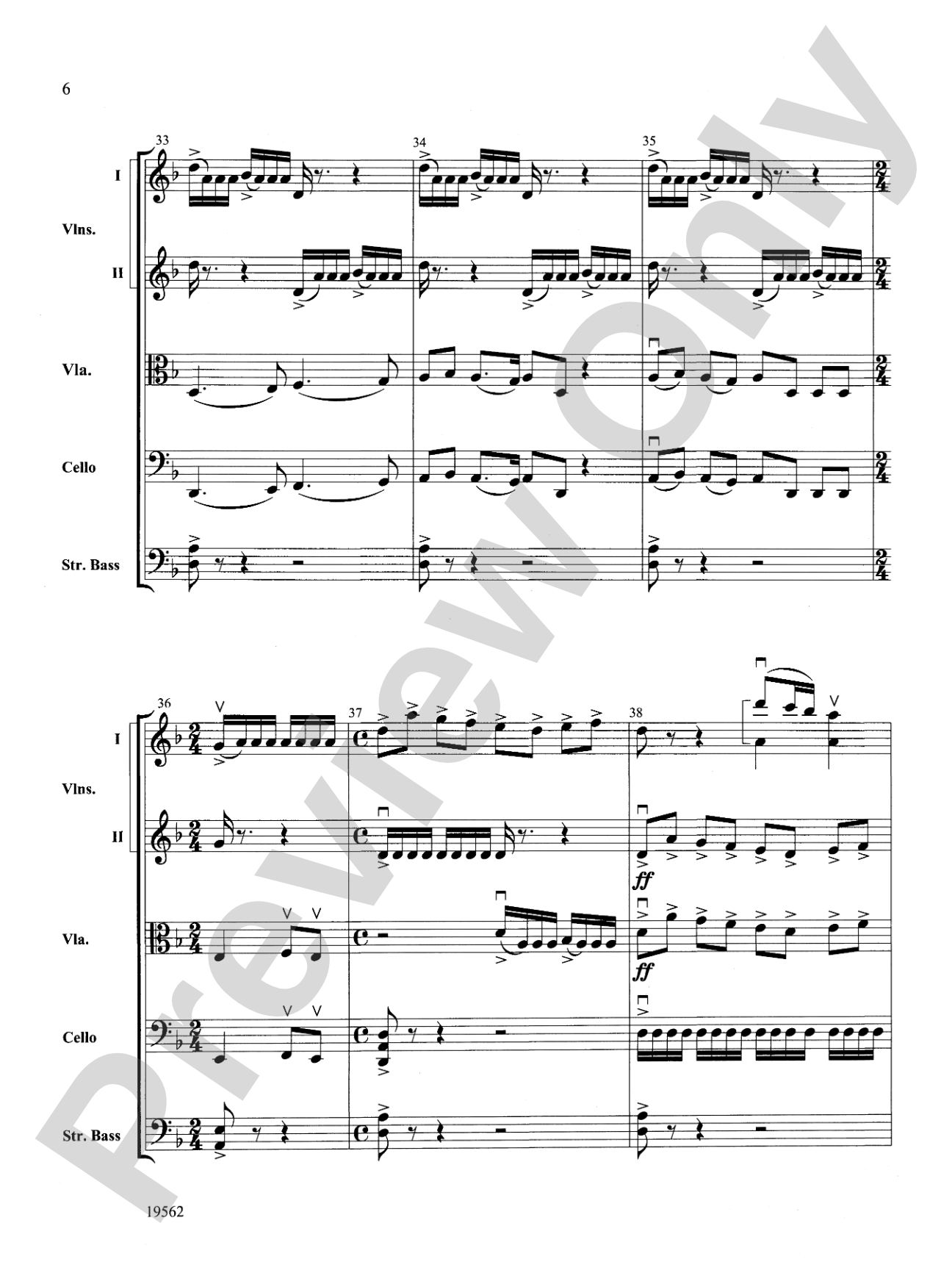 Bylina: String Orchestra Conductor Score & Parts