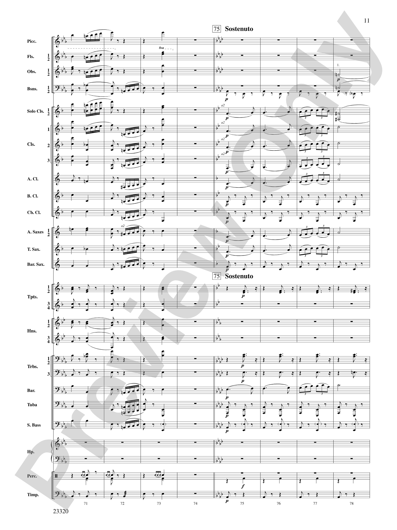 March and Cortege of Bacchus: Concert Band Conductor Score & Parts