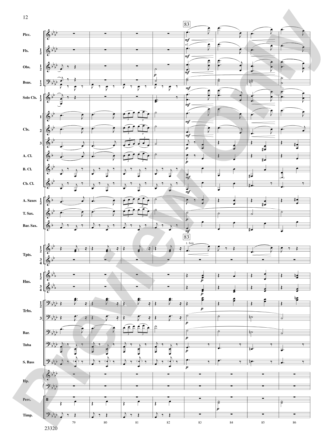 March and Cortege of Bacchus: Concert Band Conductor Score & Parts