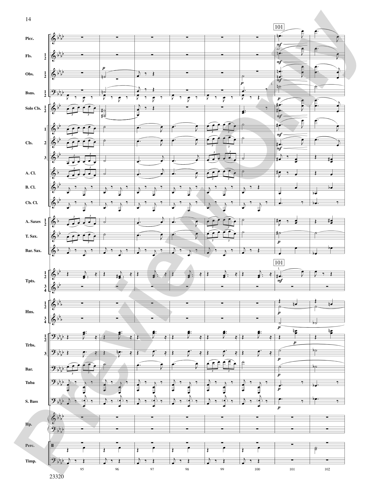 March and Cortege of Bacchus: Concert Band Conductor Score & Parts