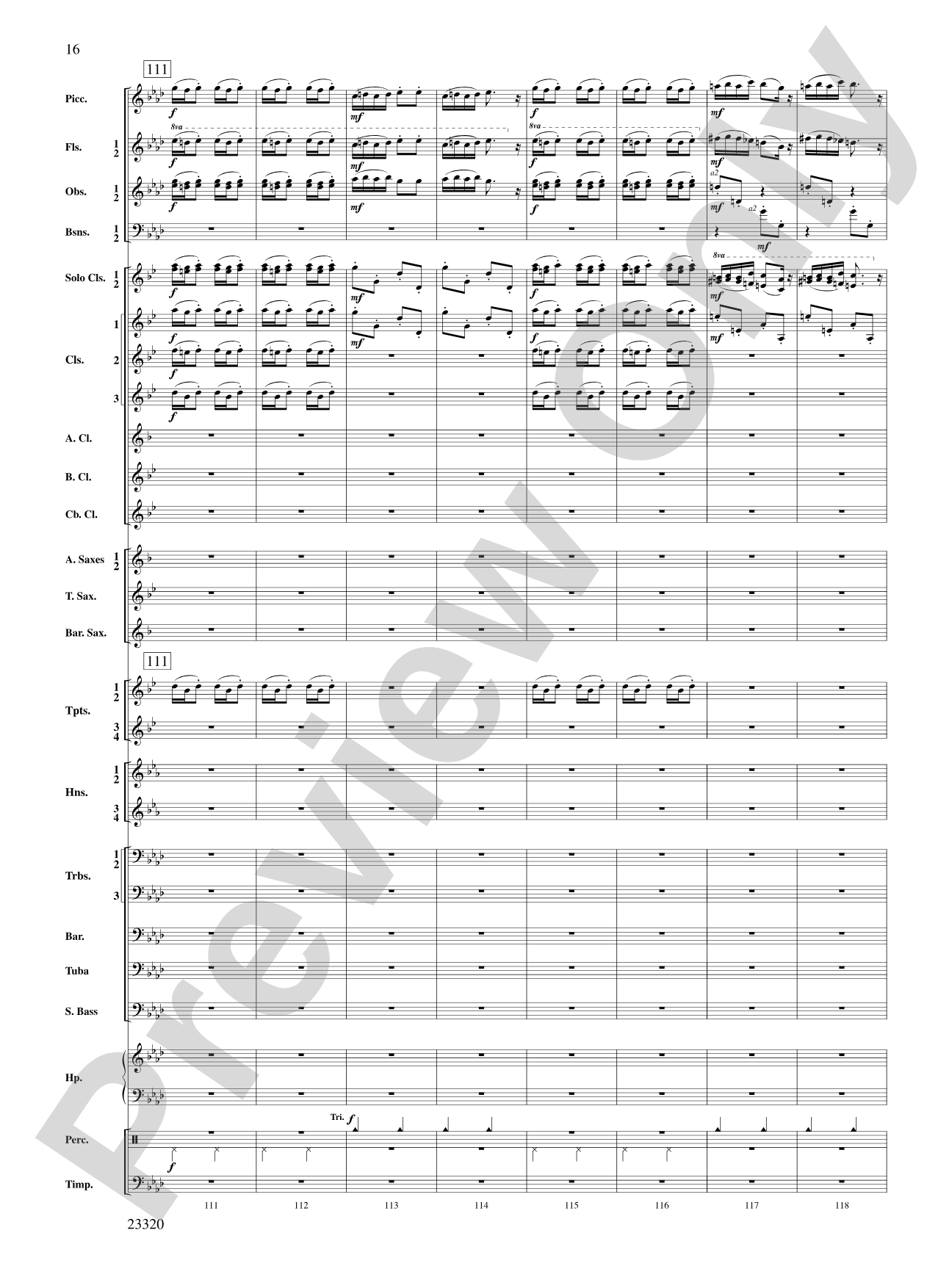 March and Cortege of Bacchus: Concert Band Conductor Score & Parts
