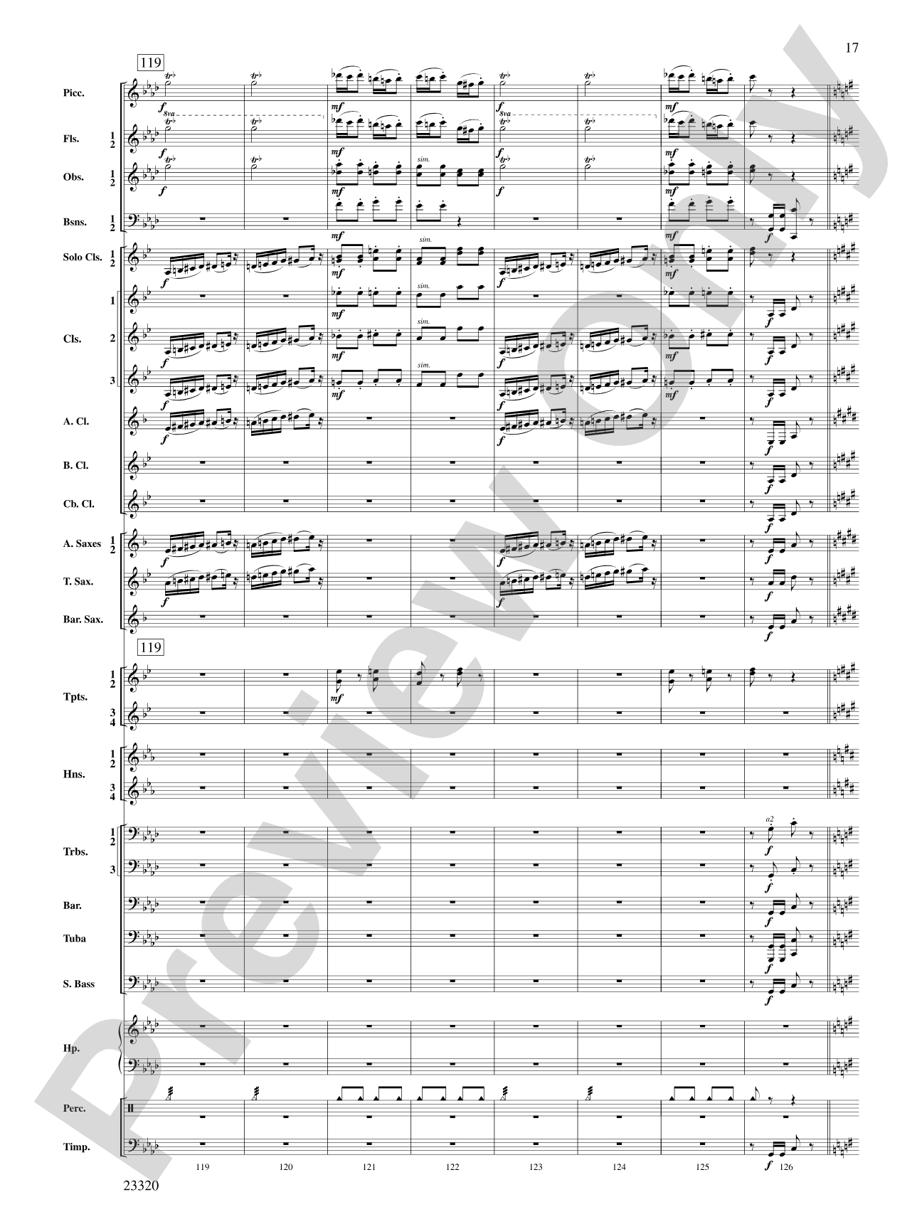 March and Cortege of Bacchus: Concert Band Conductor Score & Parts
