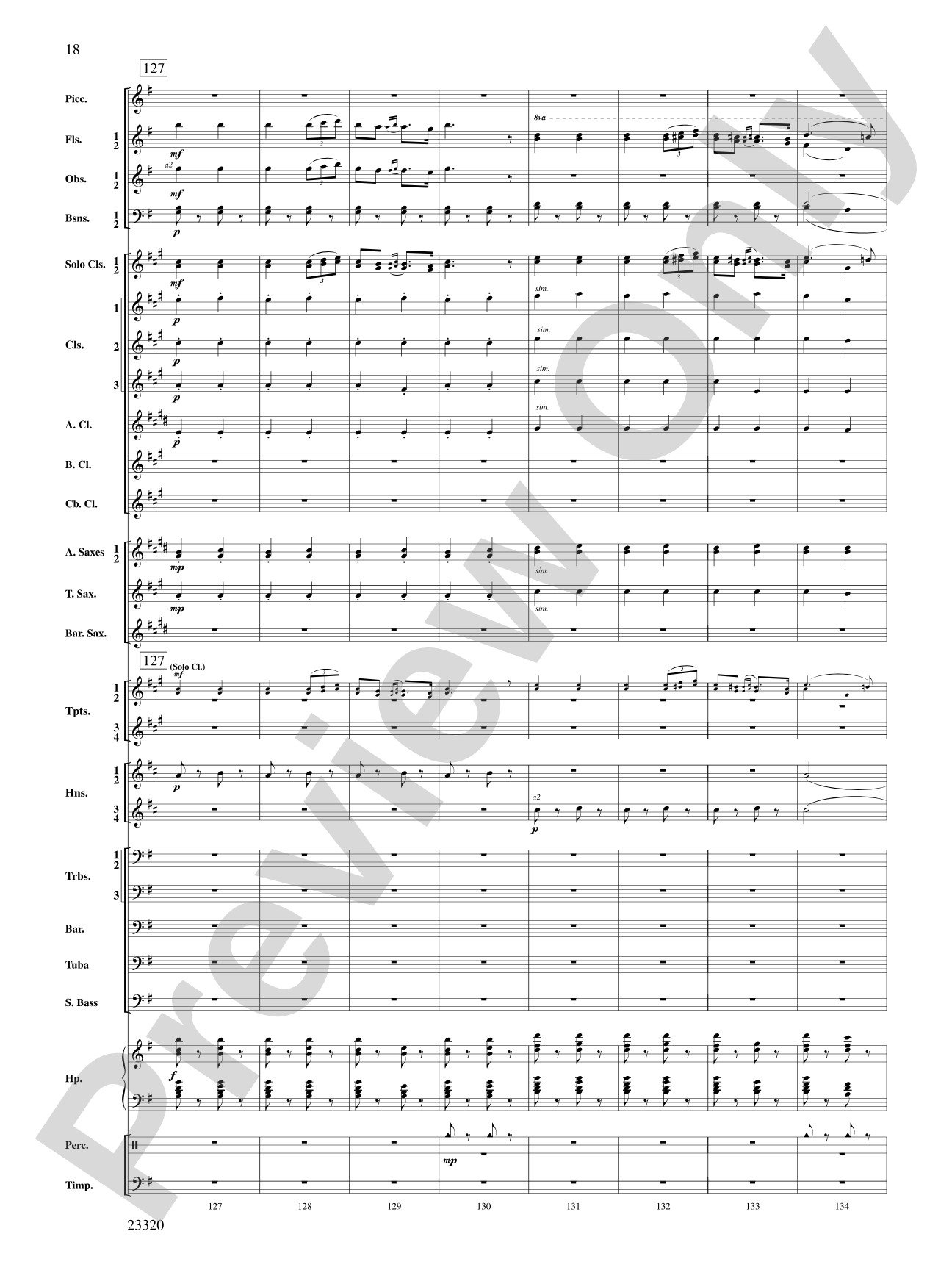 March and Cortege of Bacchus: Concert Band Conductor Score & Parts