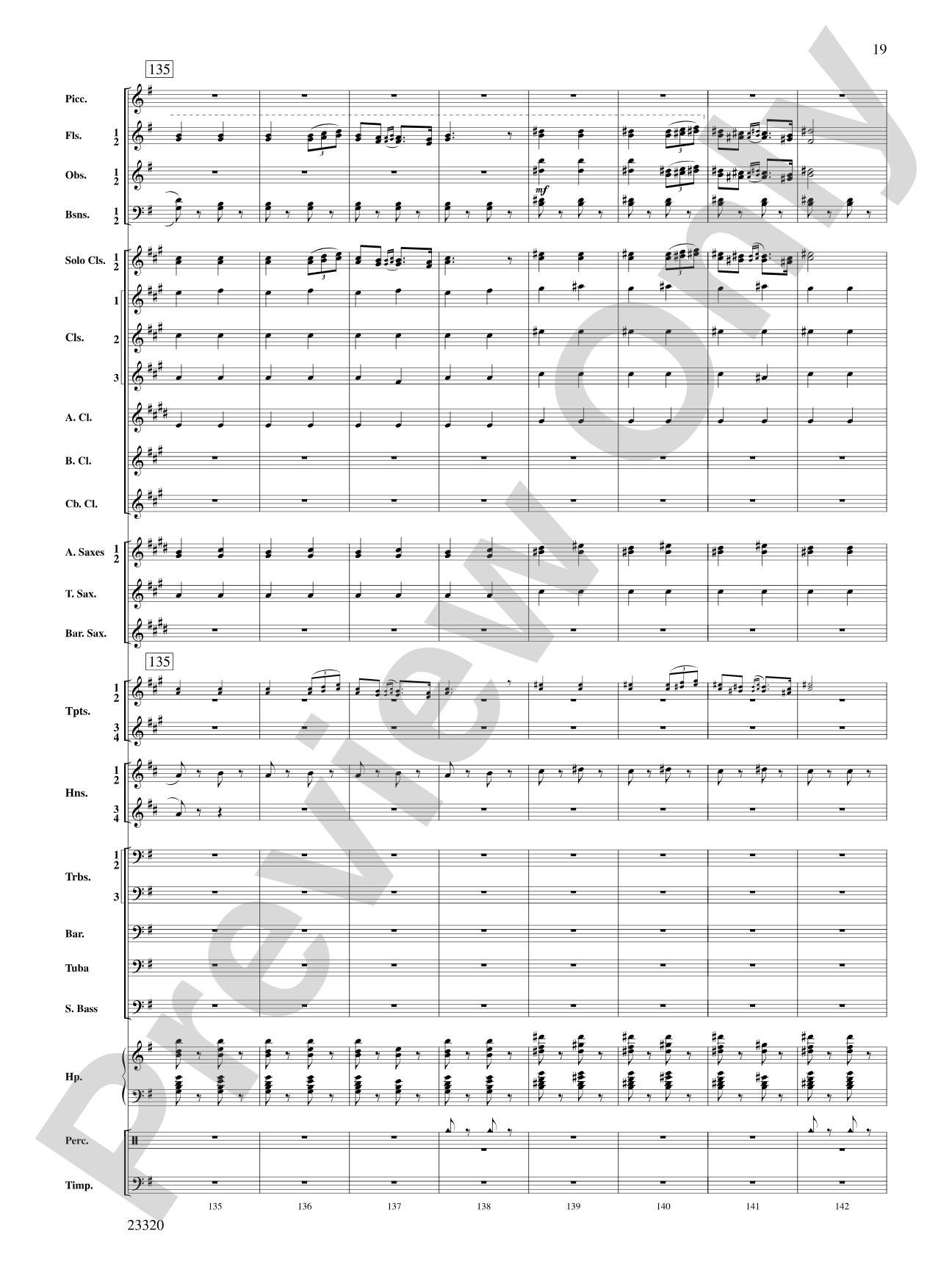 March and Cortege of Bacchus: Concert Band Conductor Score & Parts
