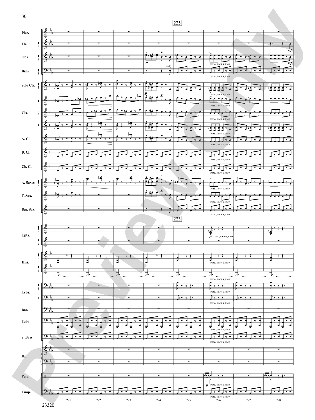March and Cortege of Bacchus: Concert Band Conductor Score & Parts
